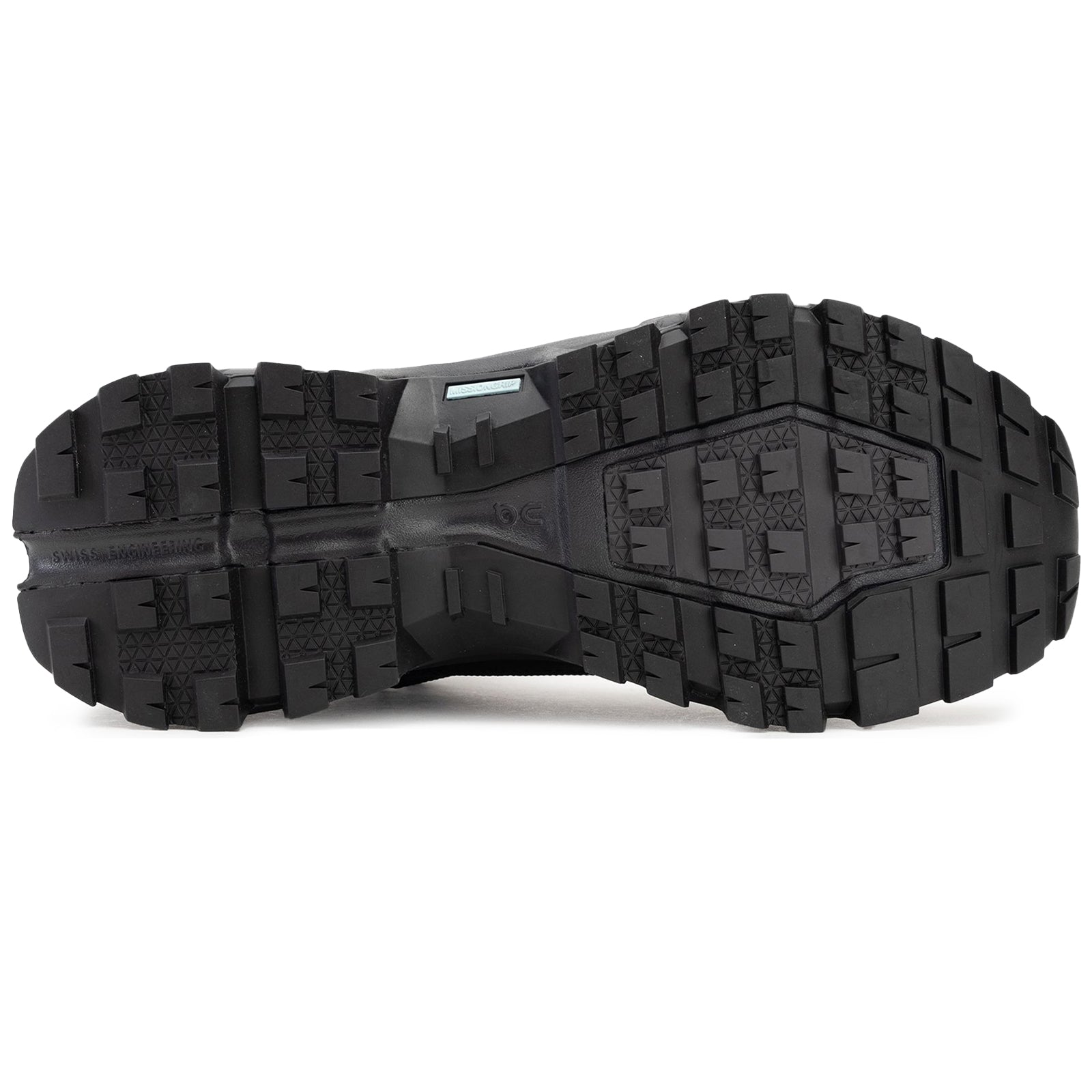 On Cloudrock Mid WP Polyester Womens Boots#color_black black