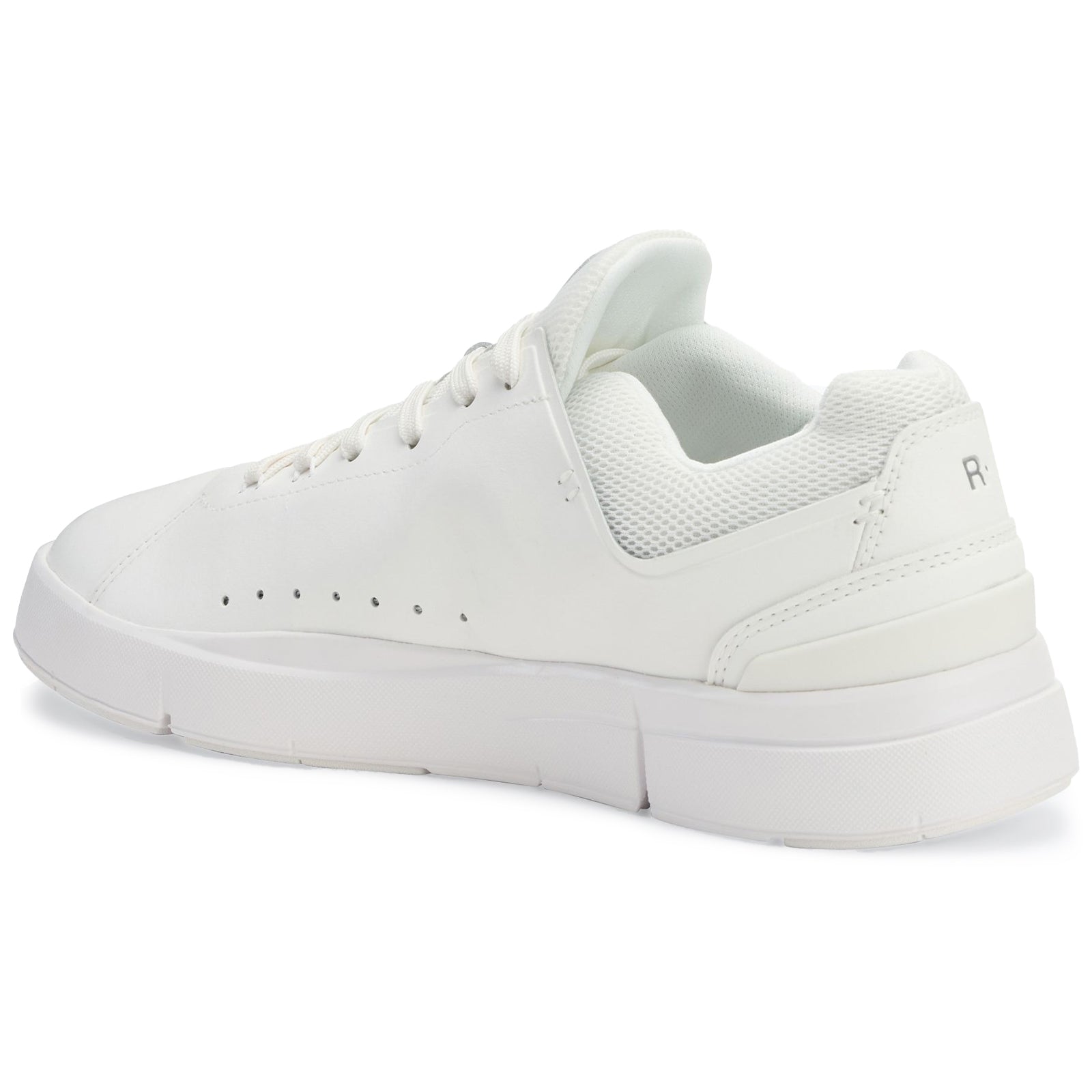 On The Roger Advantage Polyurethane Mens Trainers#color_all white