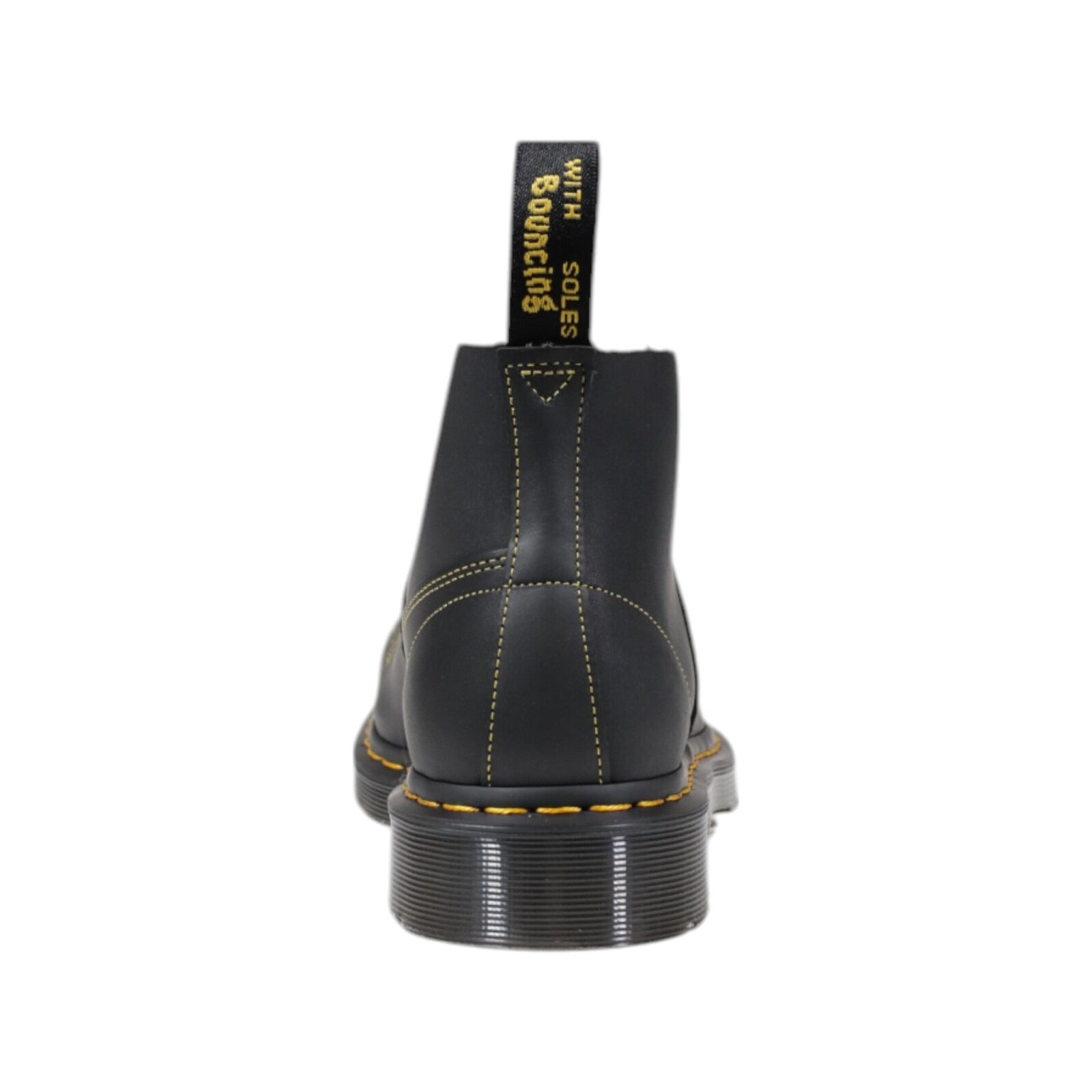 Dr. Martens Church Greasy Smooth Leather Unisex Boots#color_black