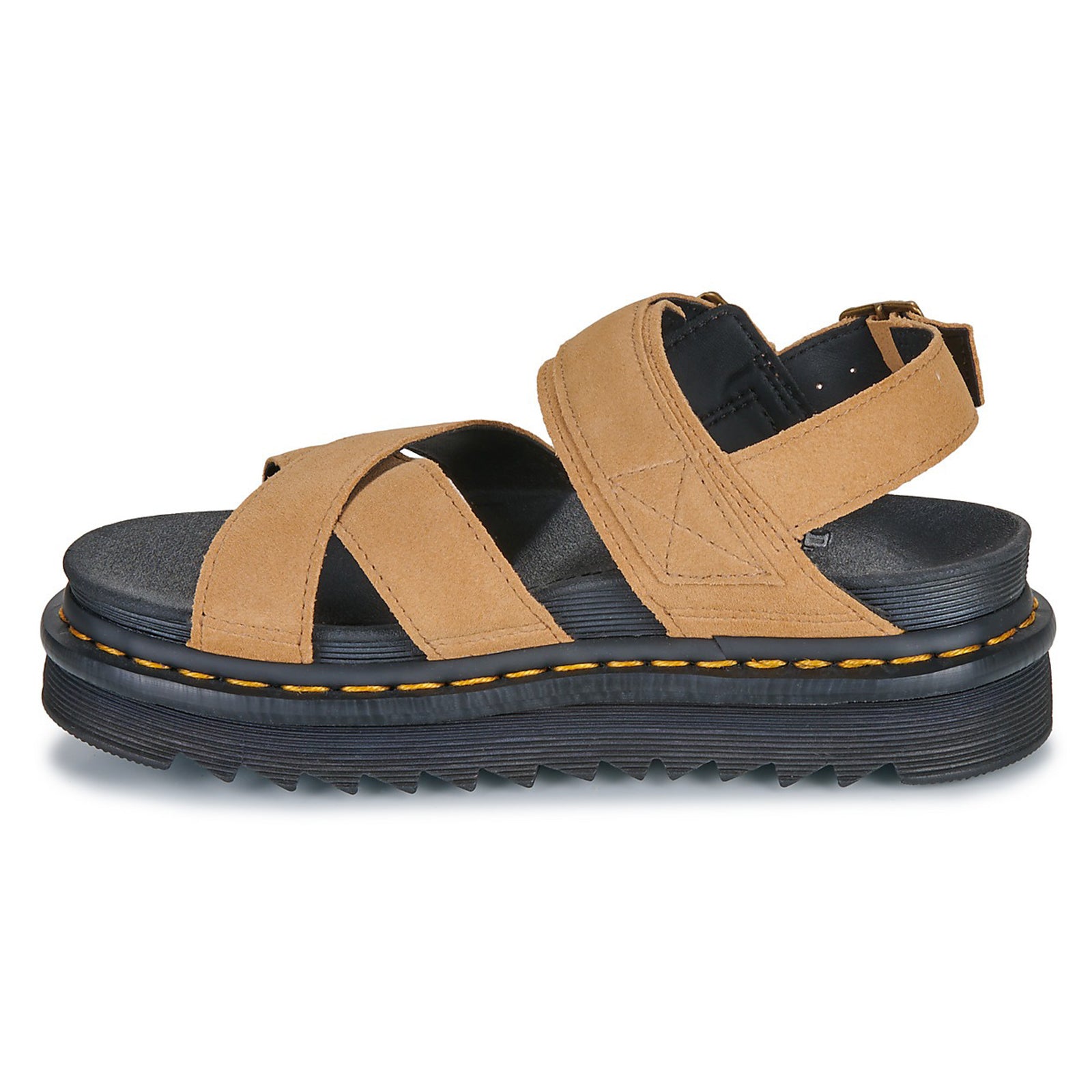 Dr. Martens Voss II Suede Womens Sandals#color_tan