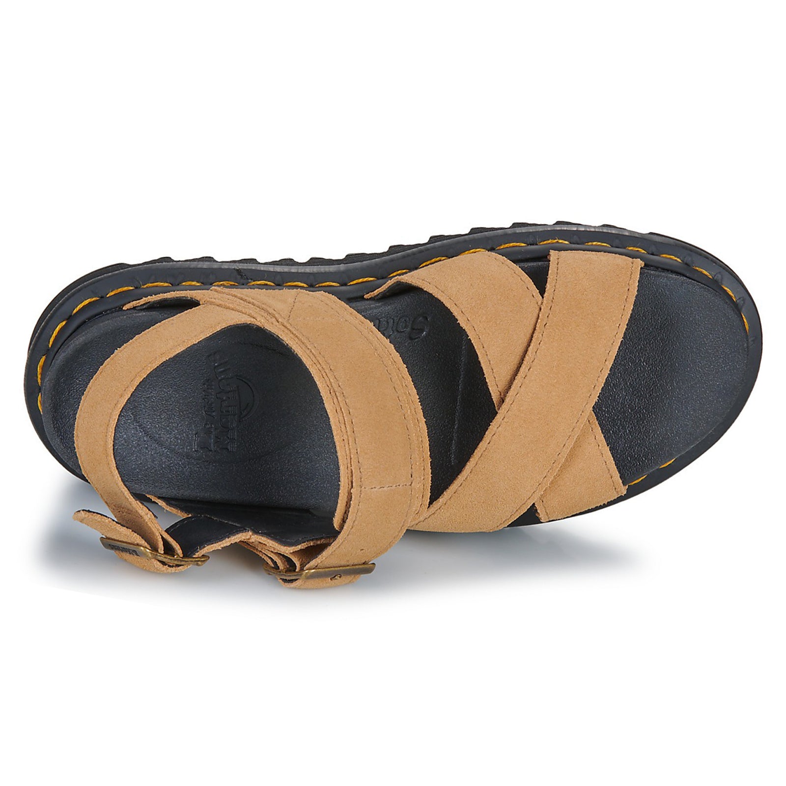 Dr. Martens Voss II Suede Womens Sandals#color_tan