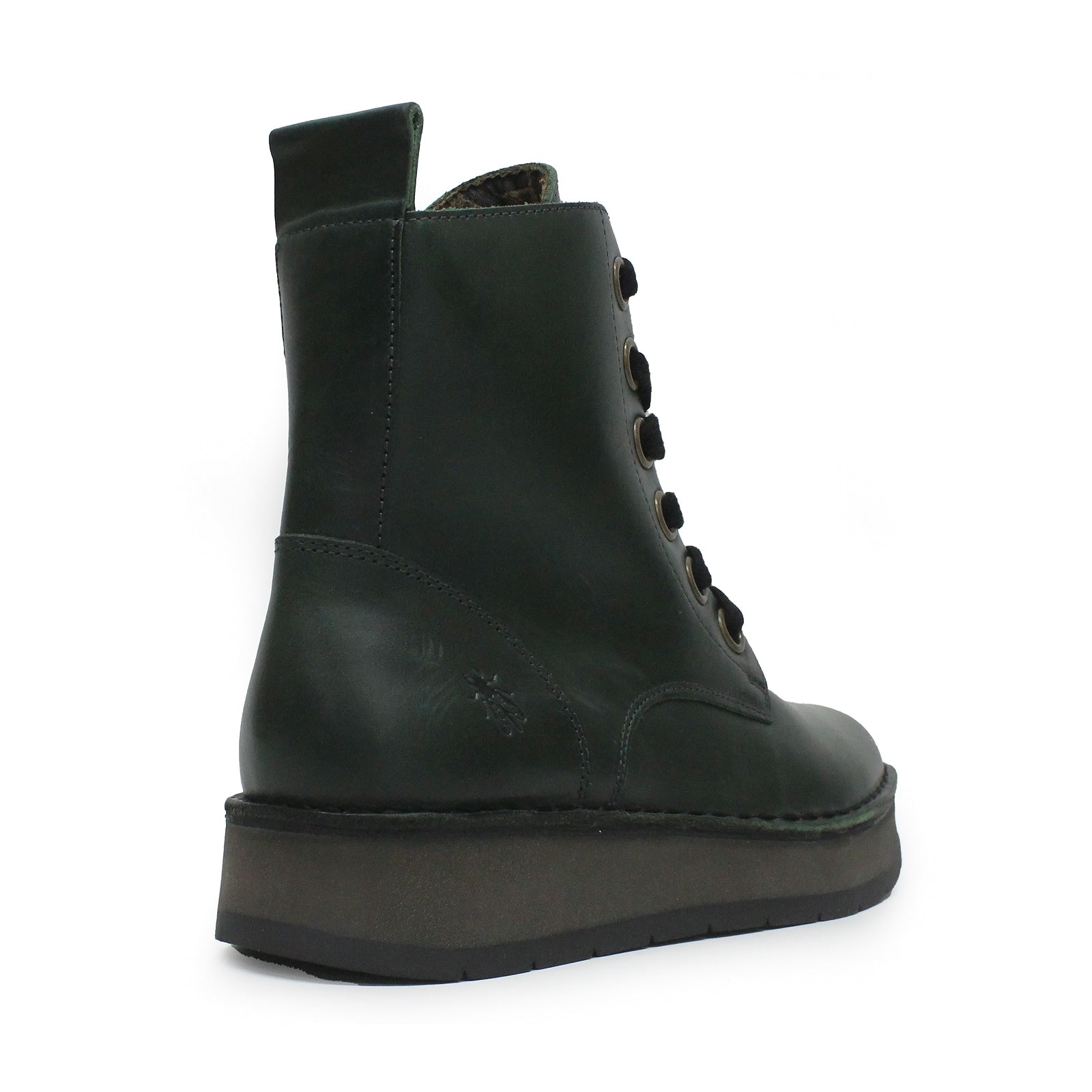 Fly London REIG201FLY Rug Leather Womens Boots#color_petrol