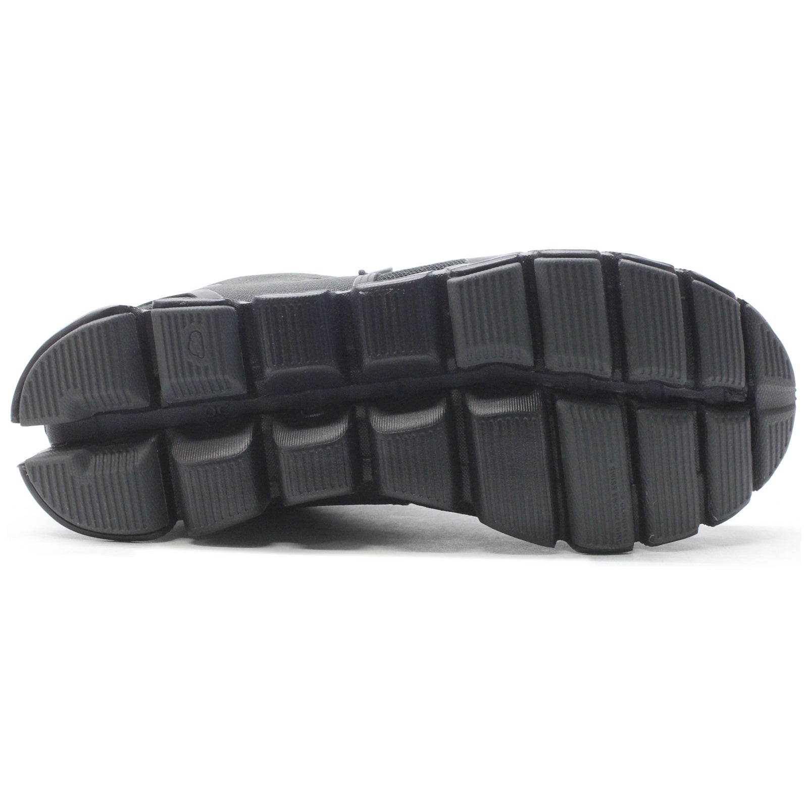 On Running Cloud Waterproof Textile Synthetic Womens Trainers#color_black lunar