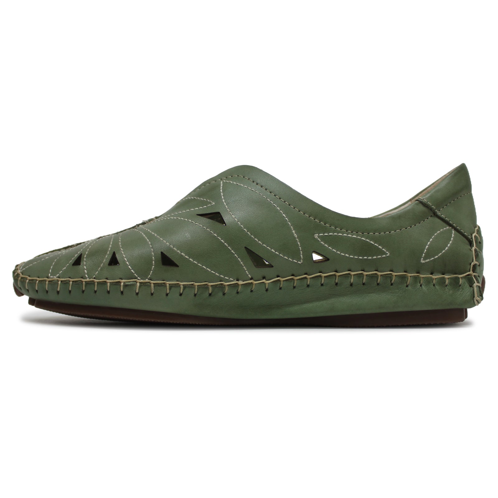 Pikolinos Jerez 578-7399 Leather Womens Shoes#color_mint green