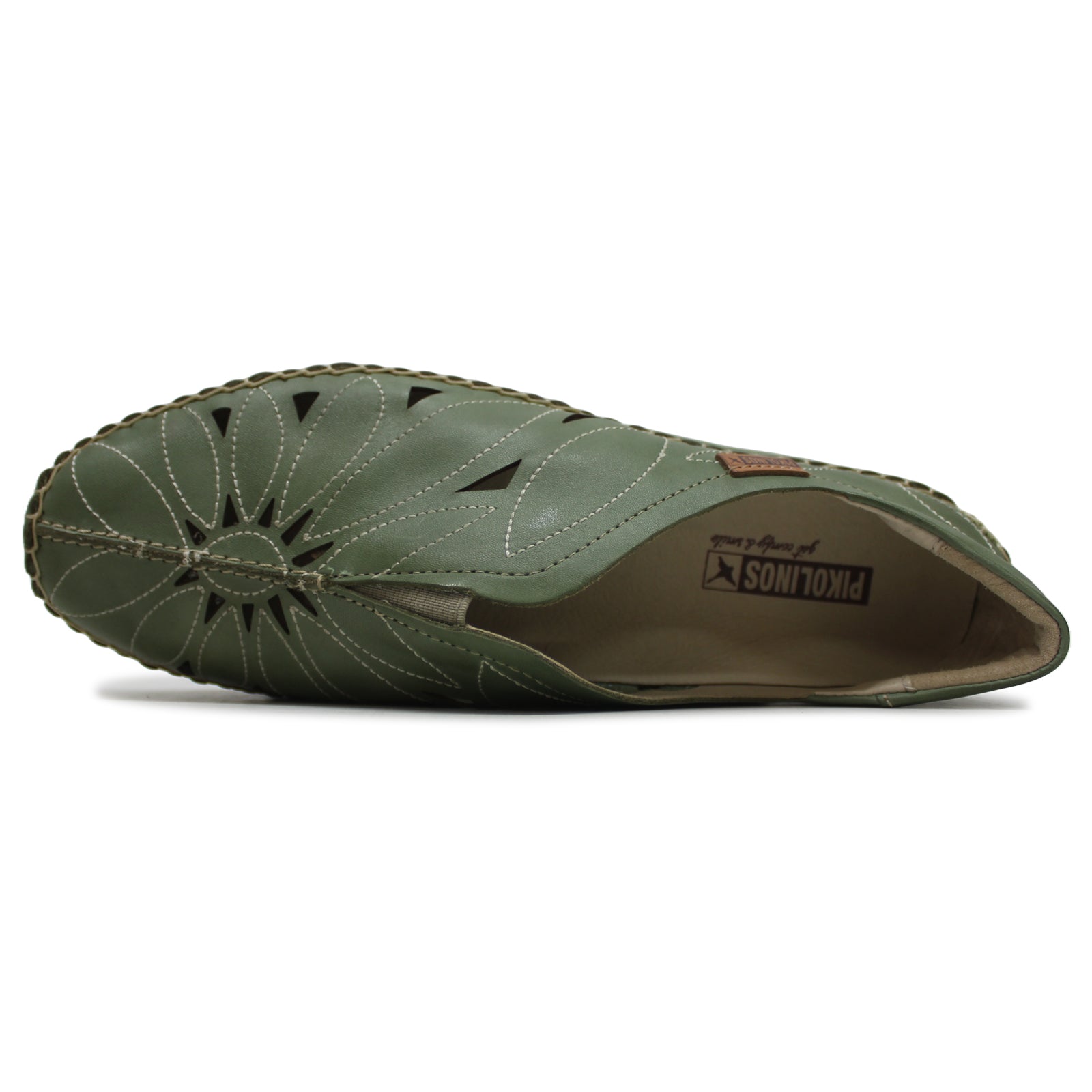 Pikolinos Jerez 578-7399 Leather Womens Shoes#color_mint green
