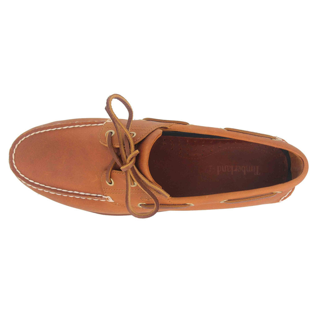Timberland Classic Boat 2 Eye Leather Men's Shoes#color_orange
