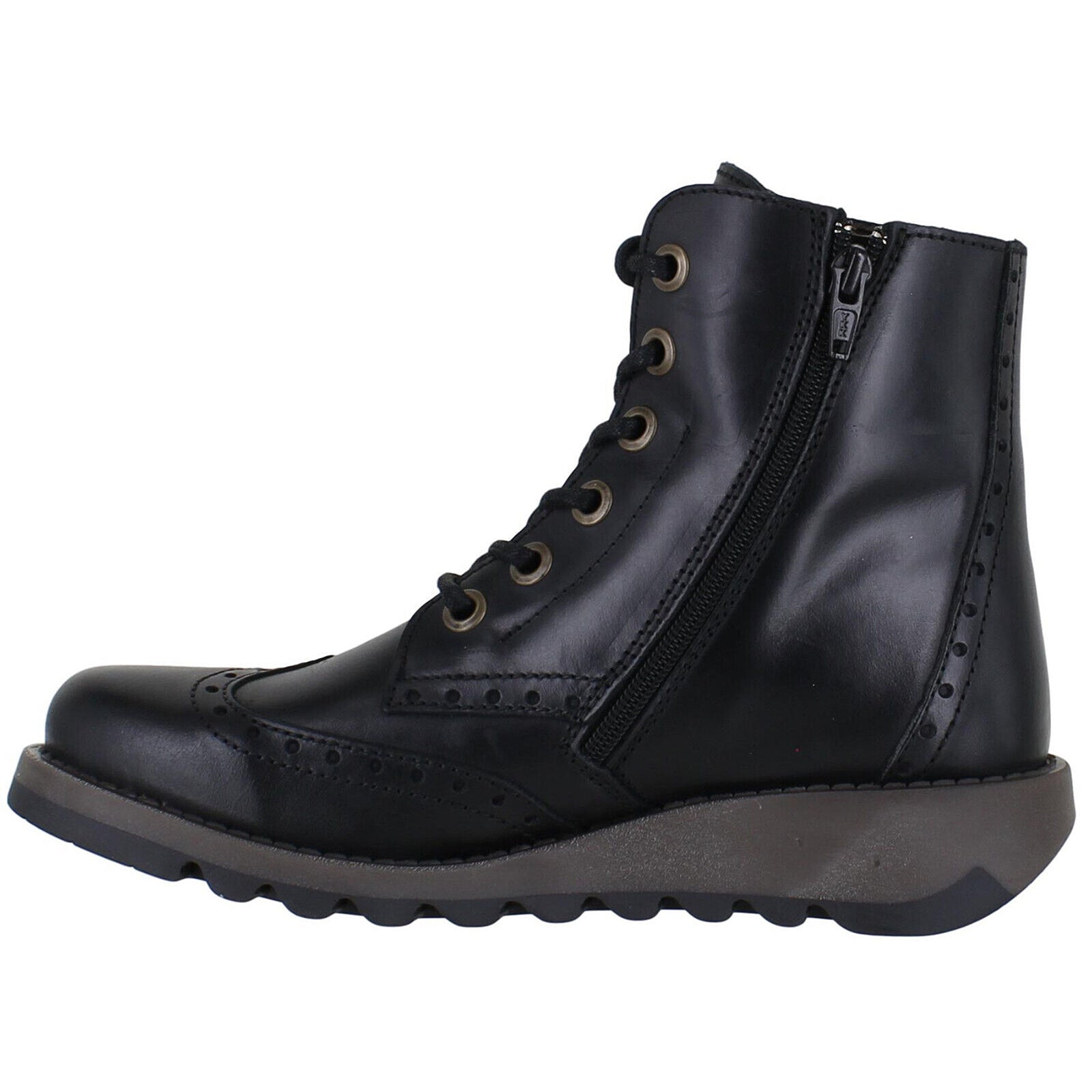 Fly London SARL069FLY Rug Leather Womens Boots#color_black