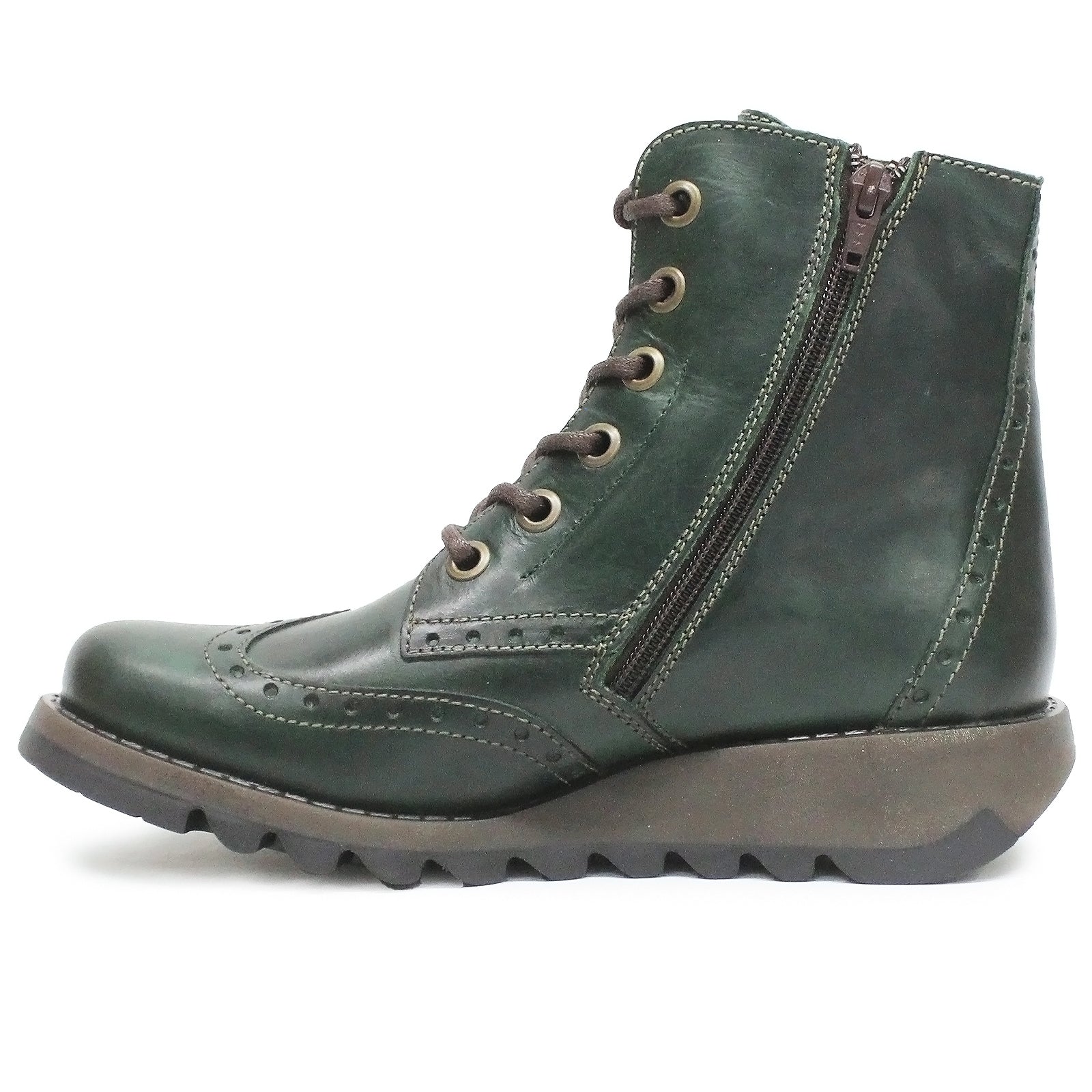 Fly London SARL069FLY Rug Leather Womens Boots#color_petrol