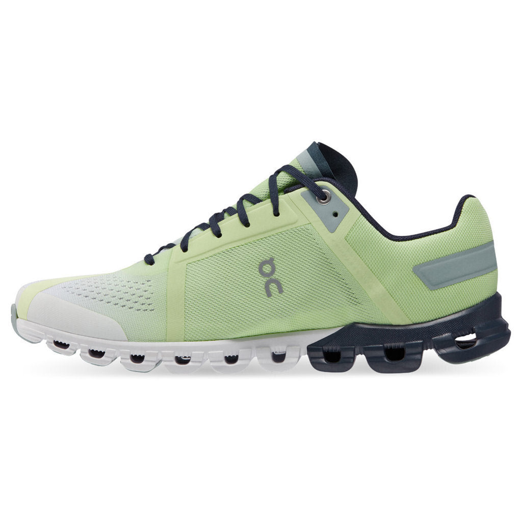 On Running Cloudflow Mesh Women's Low-Top Sneakers#color_meadow green white