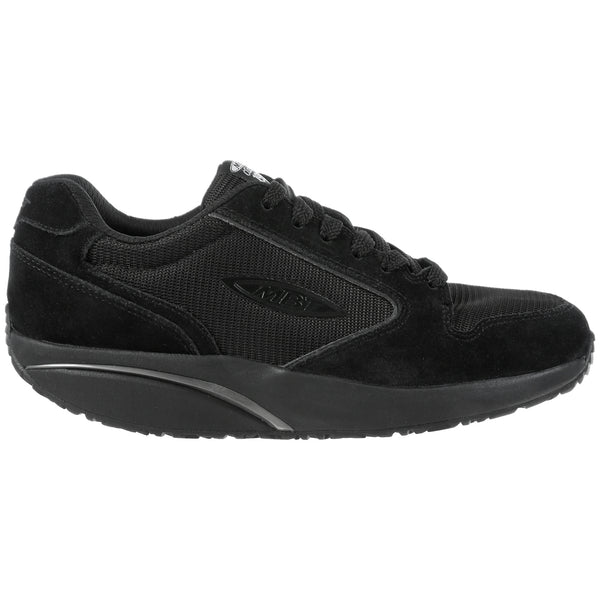 靴 MBT-1997 LEATHER WINTER BLACK MBT MBT 1997 Classic Suede Textile Men's Low Top Black Sneakers
