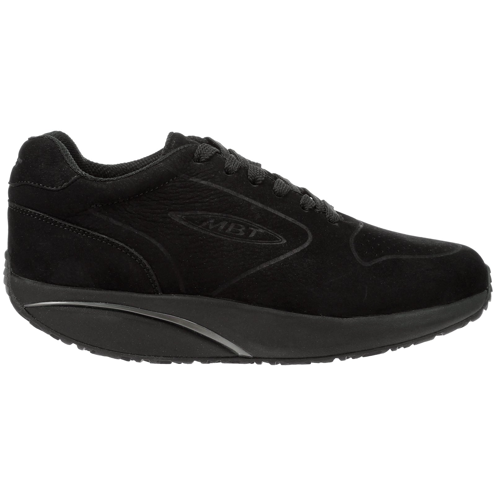 MBT 1997 702630-03U Nubuck Mens Trainers - Black - 41#color_black