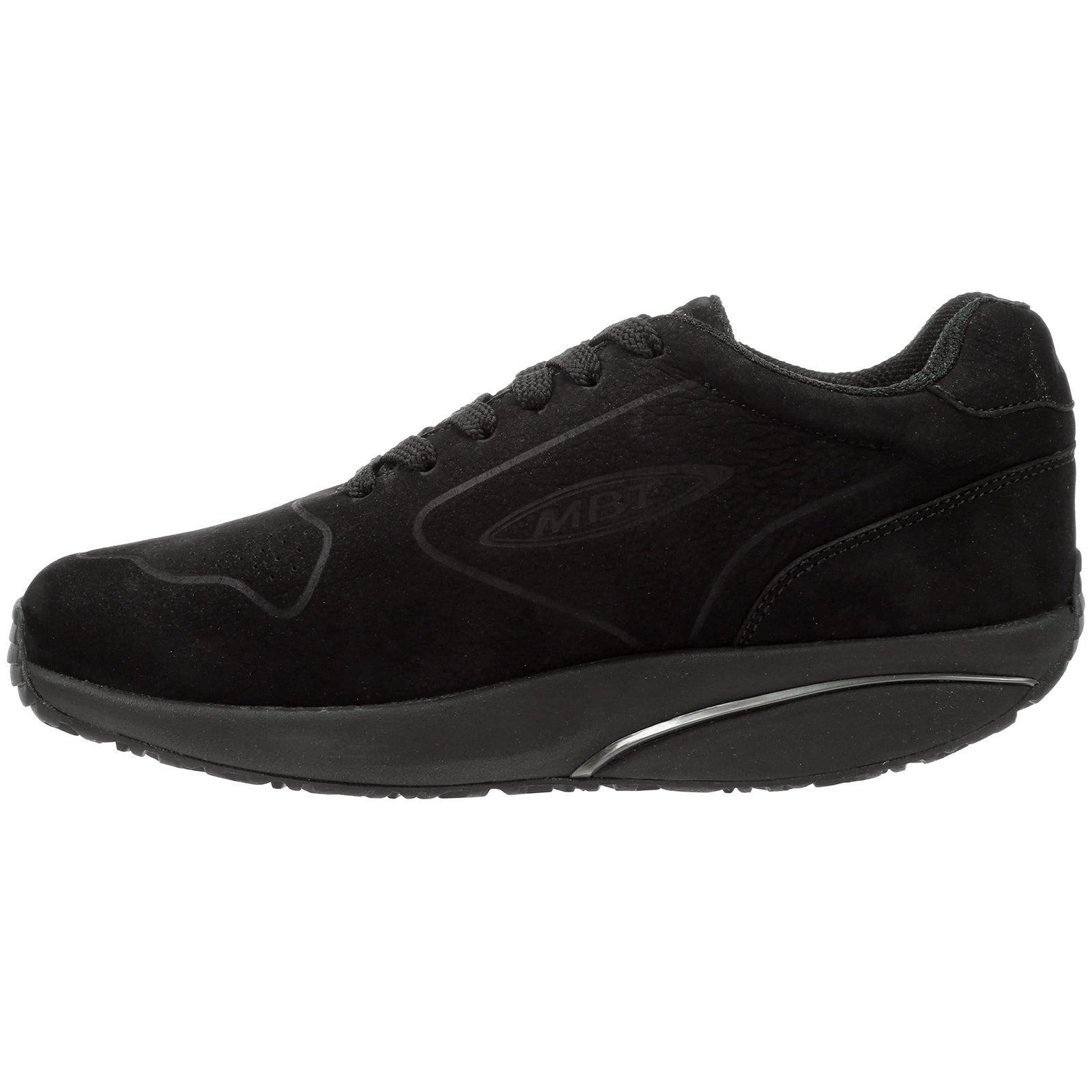 MBT 1997 702630-03U Nubuck Mens Trainers - Black - 41#color_black