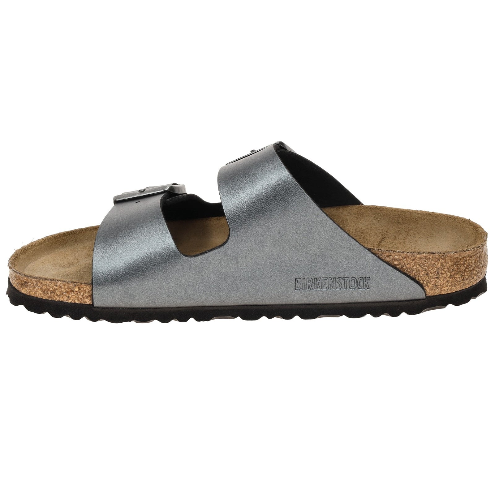 Birkenstock Arizona BS Birko-Flor Unisex Sandals#color_metallic black