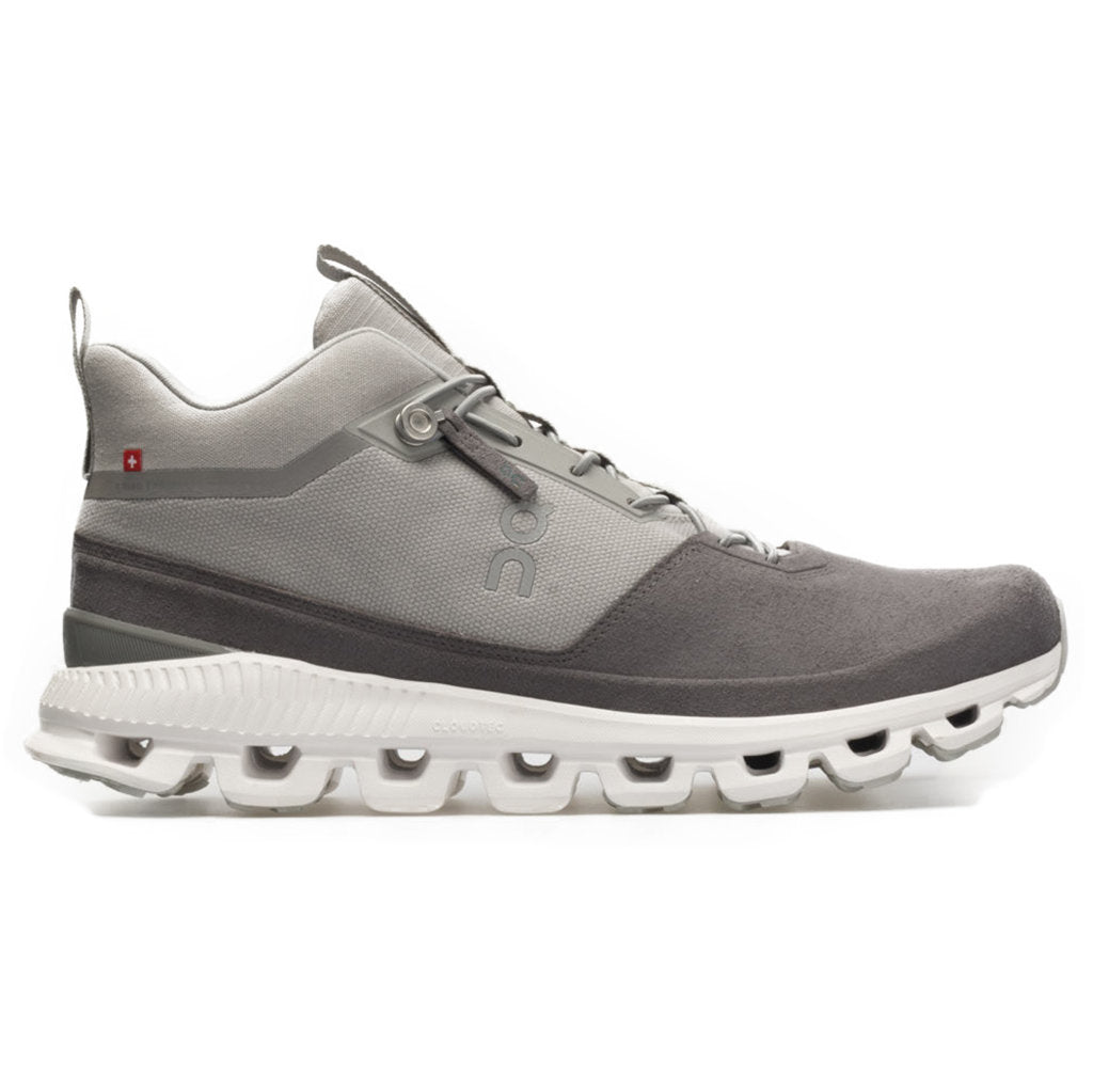 On Running Cloud Hi Textile Men's Low-Top Sneakers#color_slate rock