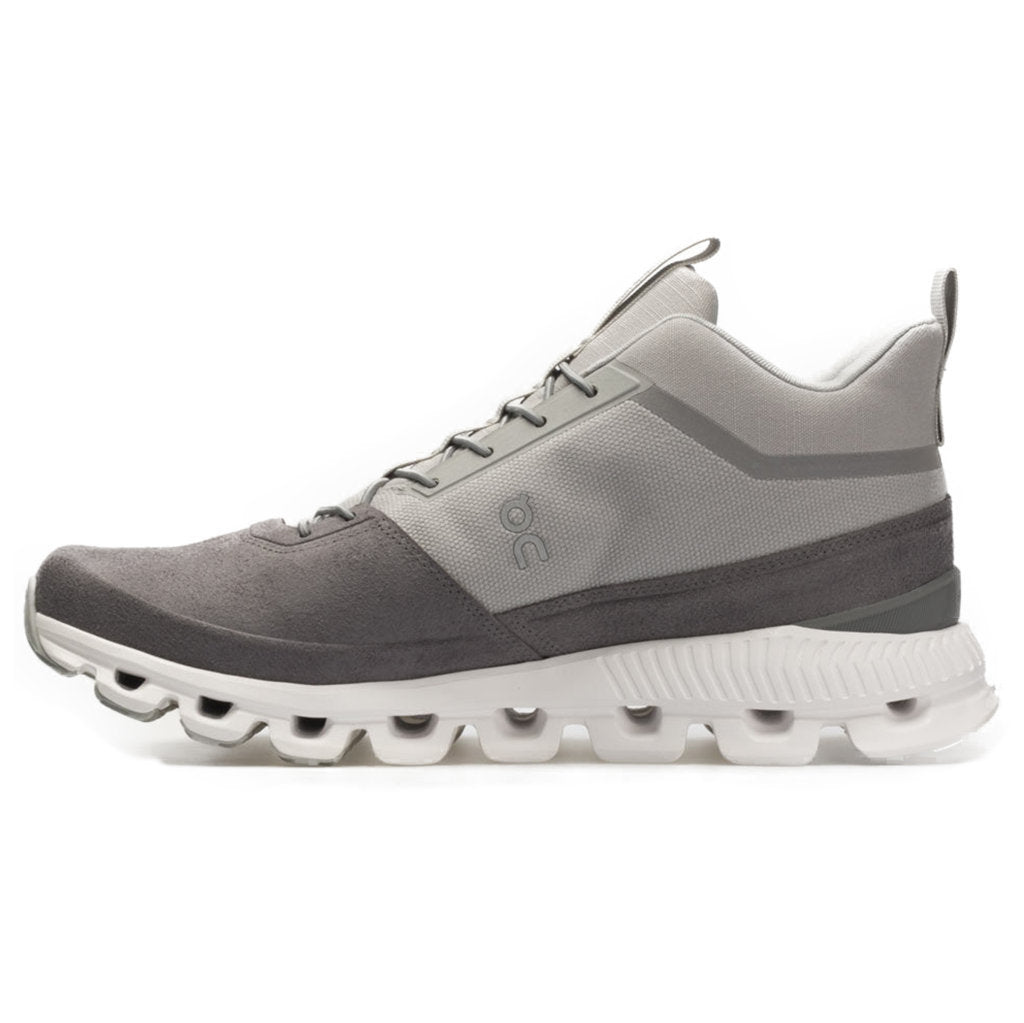 On Running Cloud Hi Textile Men's Low-Top Sneakers#color_slate rock