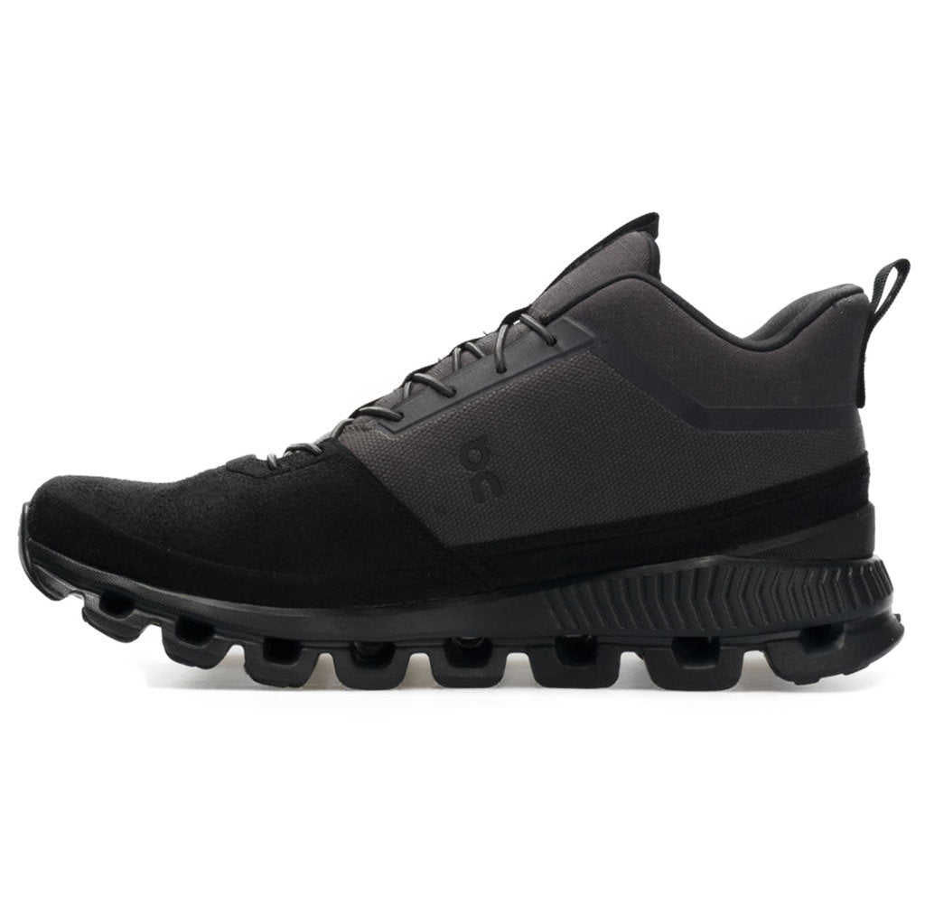 On Running Cloud Hi Textile Men's Low-Top Sneakers#color_eclipse black