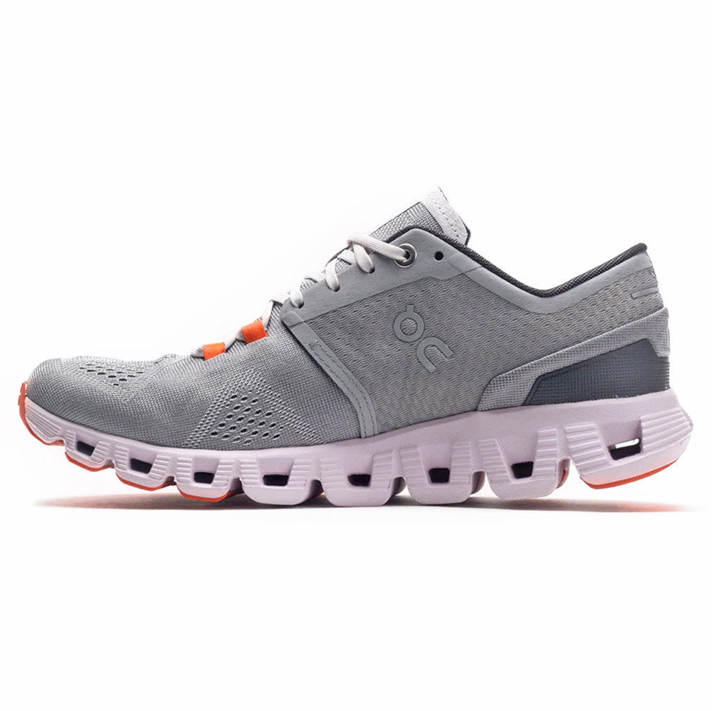 On Running Cloud X Textile Women's Low-Top Sneakers#color_alloy lily