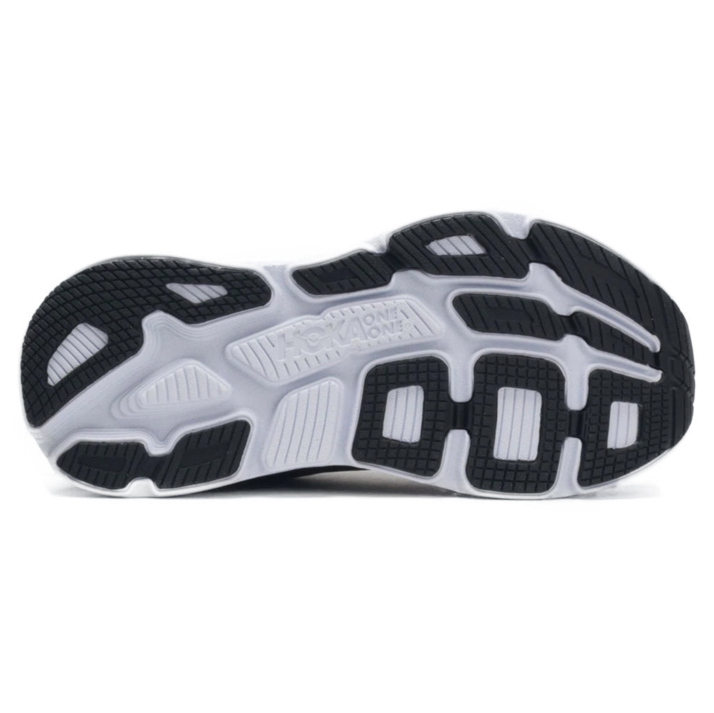 Hoka One One Bondi 7 Mesh Men's Low-Top Road Running Sneakers#color_black white