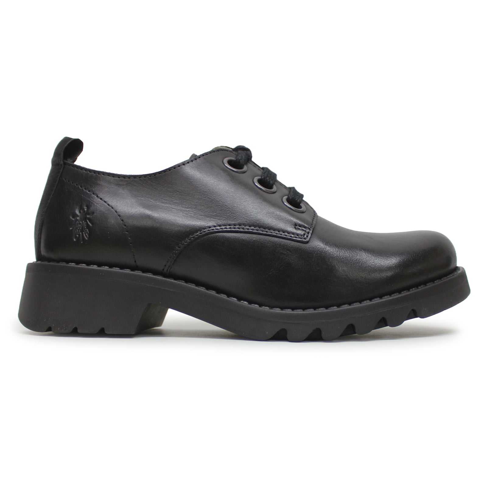Fly London RUDA538FLY Rug Leather Womens Shoes#color_black black