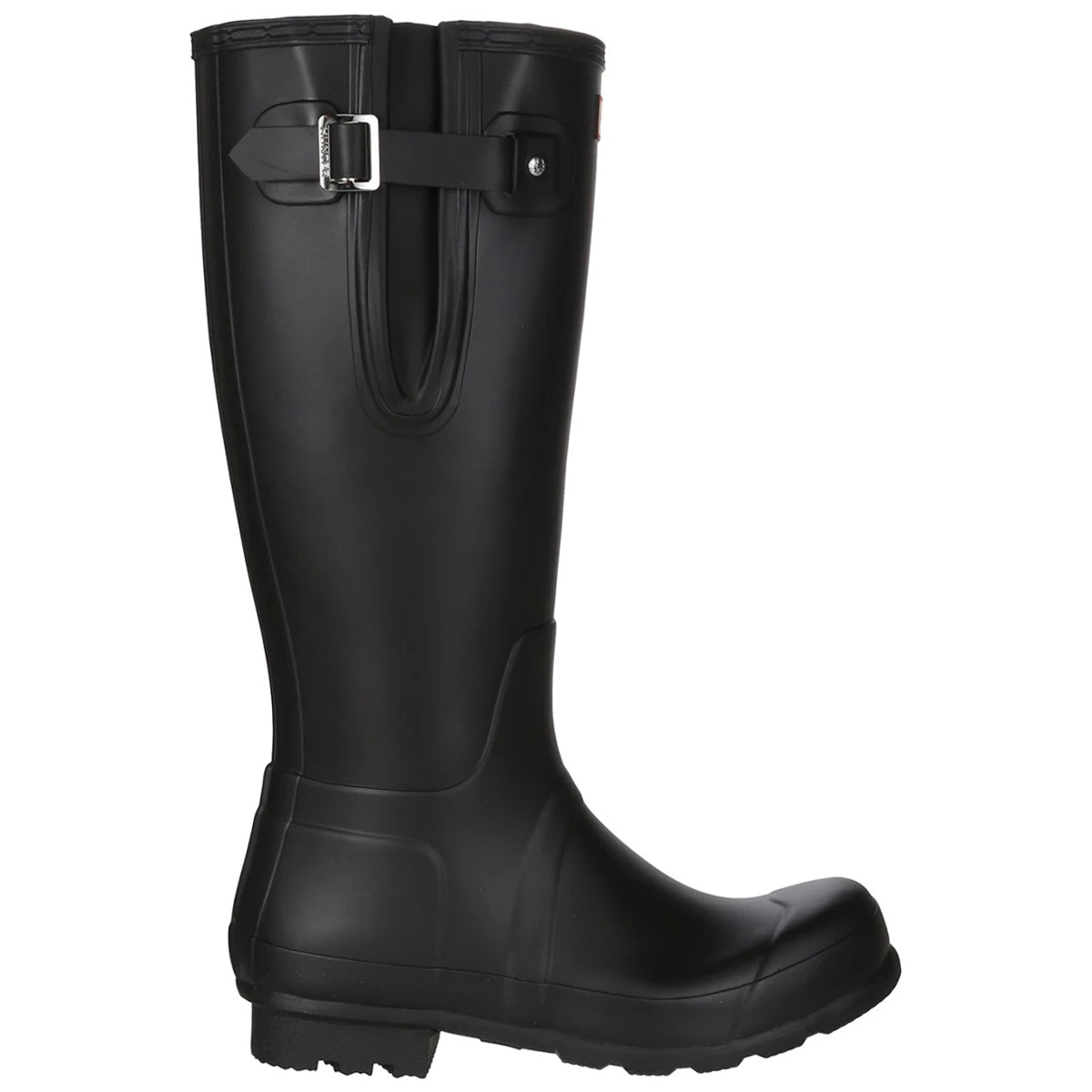 Hunter Original Side Adjustable Rubber Mens Boots#color_black