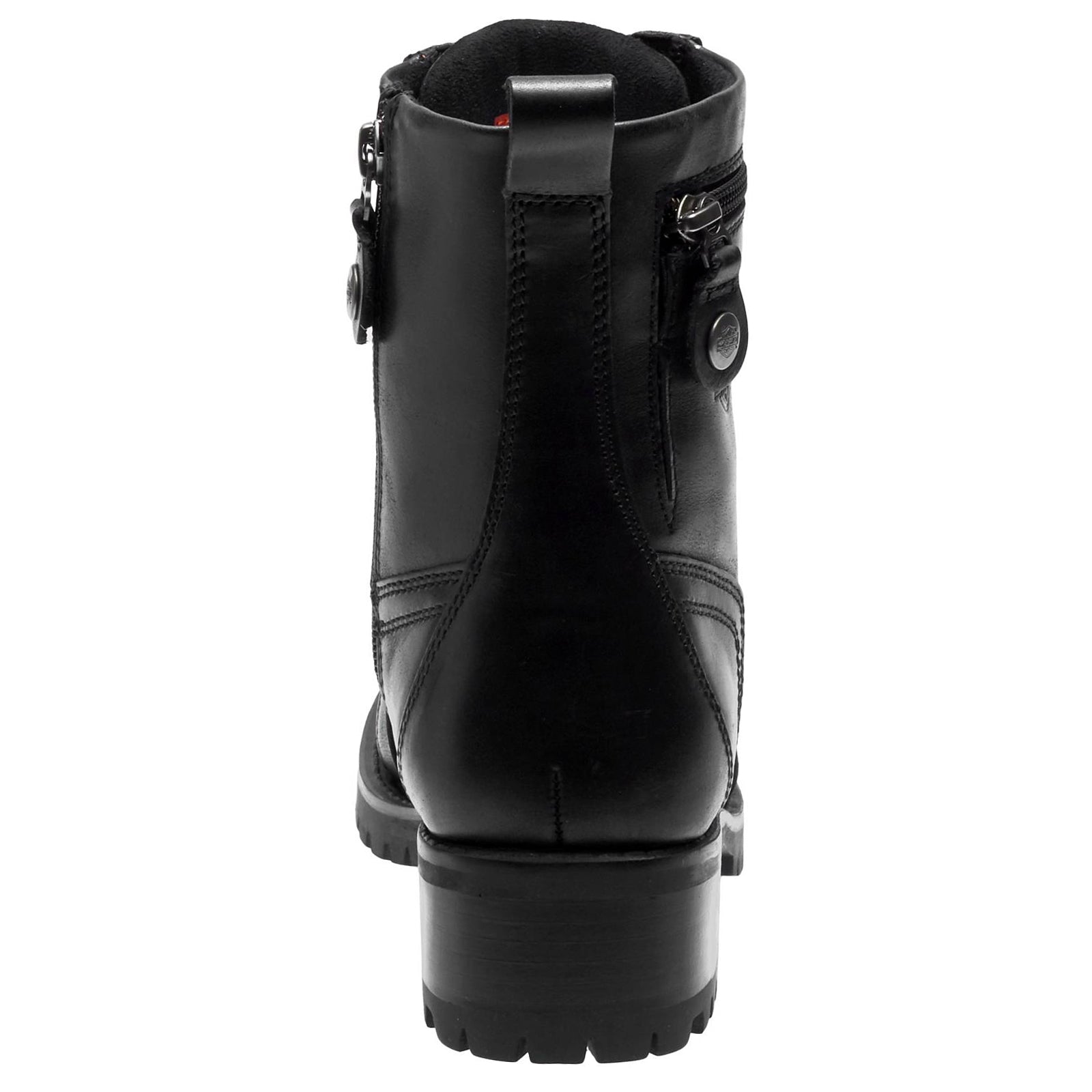 Harley Davidson Keeler D84330 Leather Womens Boots - Black - 38#color_black
