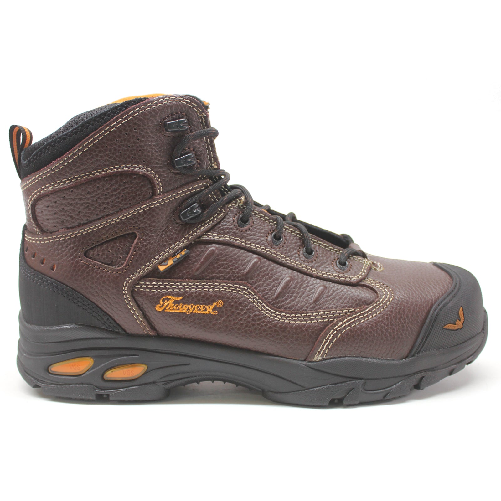 Thorogood ASR SD Sport Hiker Safety Toe Leather Unisex Boots#color_brown