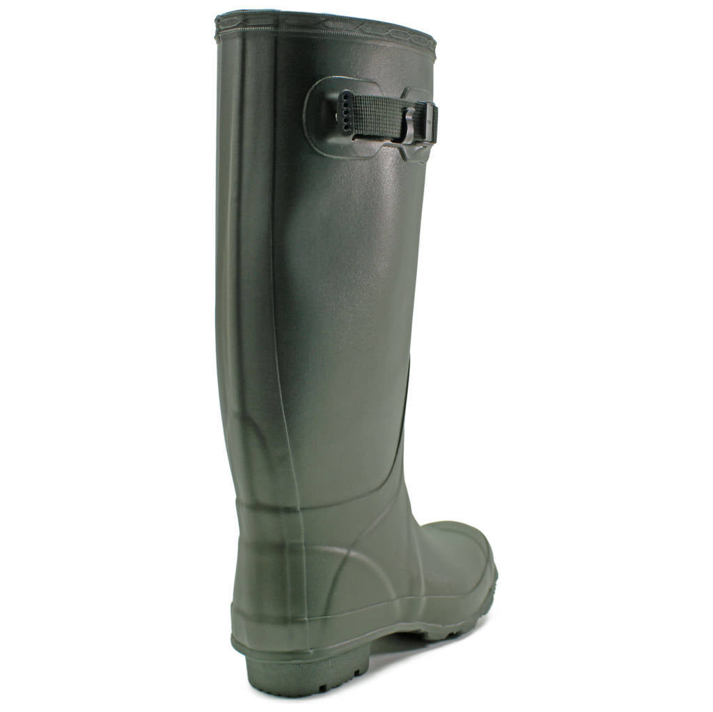 Hunter Field Huntress Rubber Womens Boots#color_dark olive