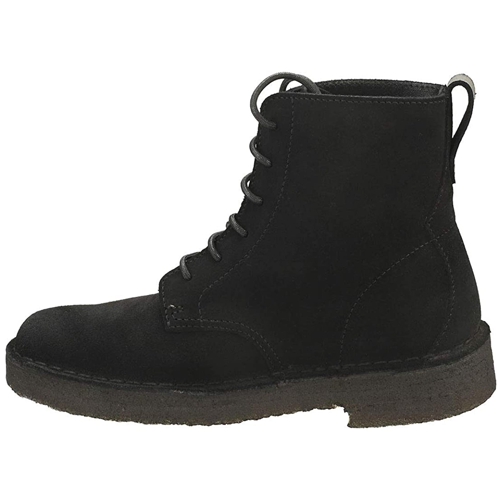 Clarks Originals Desert Mali Suede Womens Boots#color_black