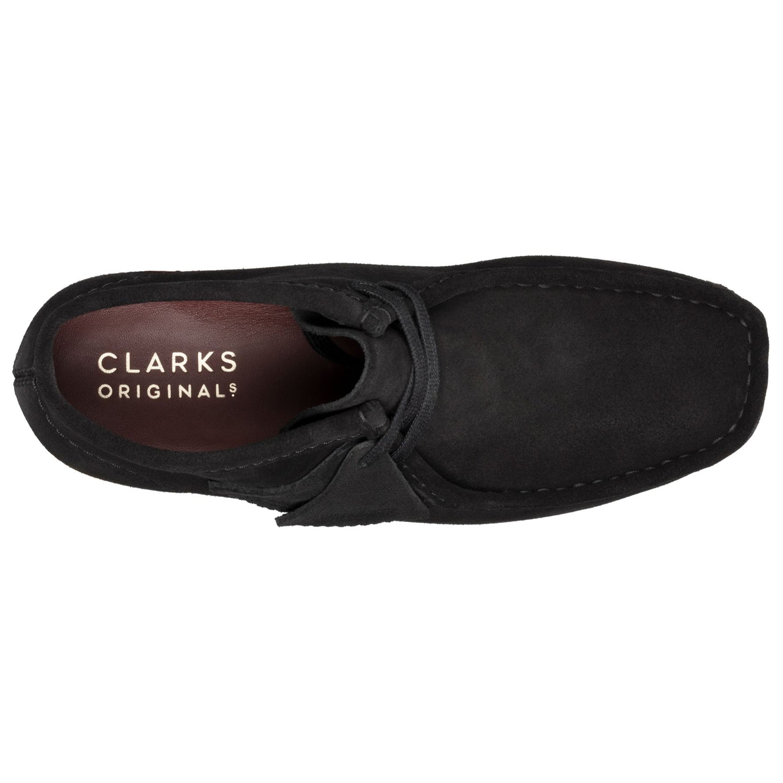 Clarks Originals Wallabee Boot Suede Womens Boots#color_black