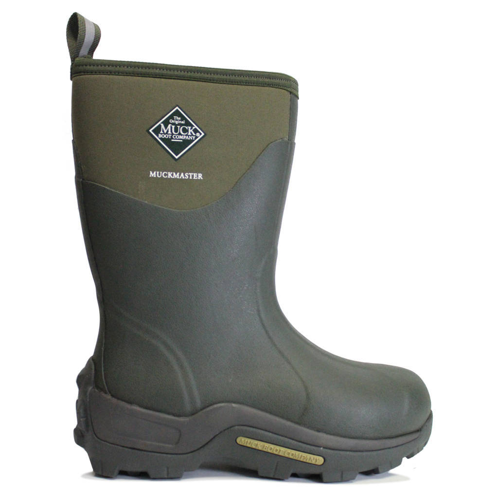 Muck Boot Muckmaster Mid Rubber Unisex Boots#color_moss
