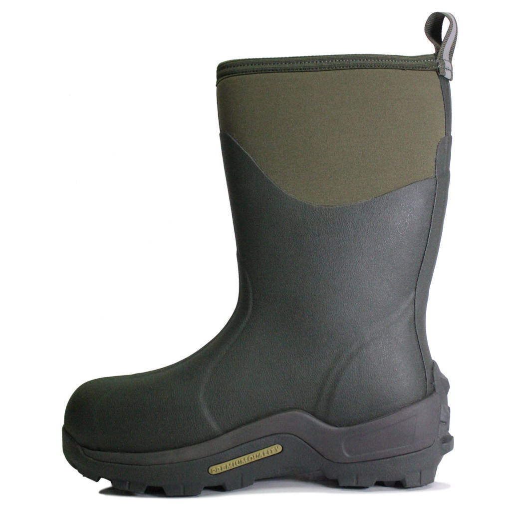 Muck Boot Muckmaster Mid Rubber Unisex Boots#color_moss