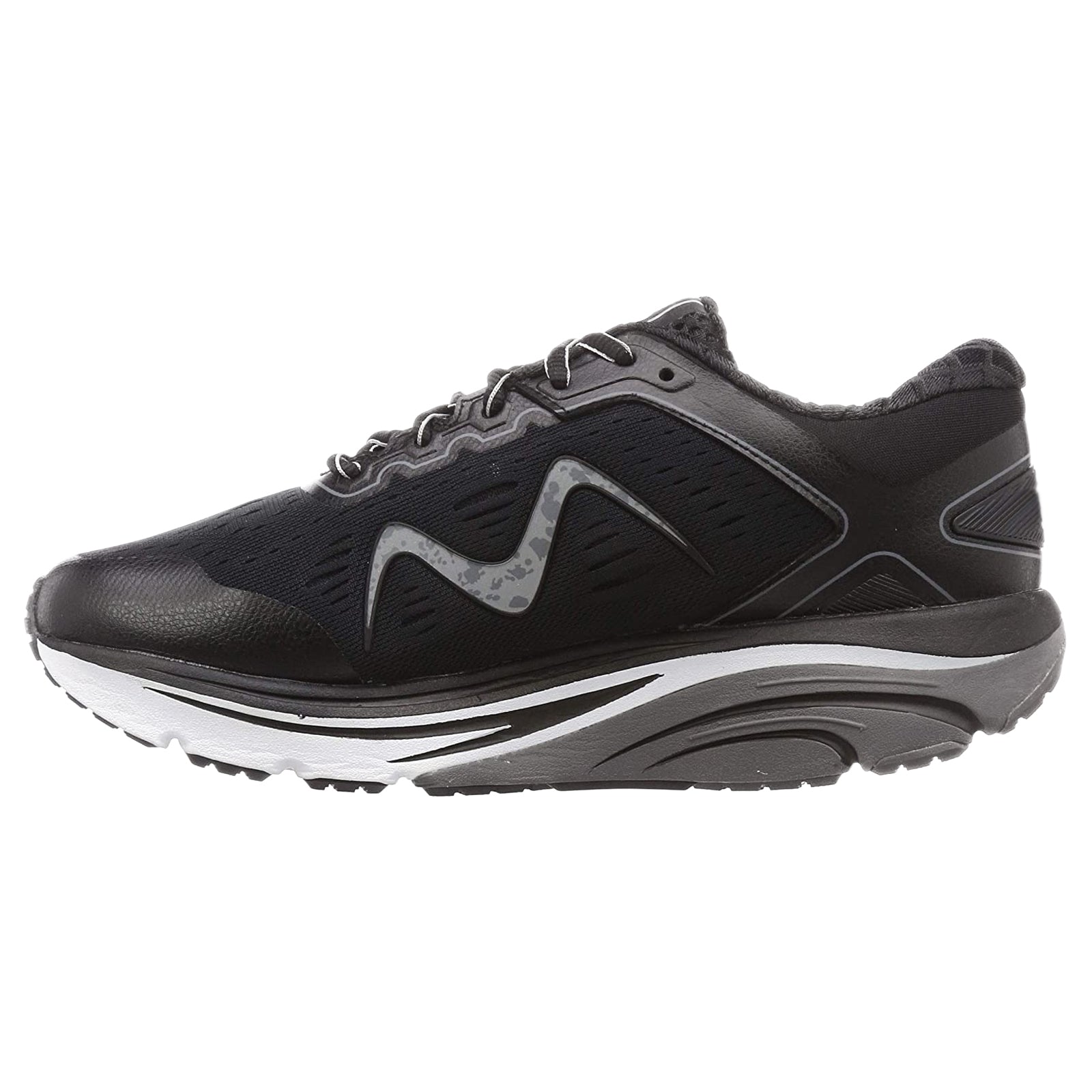 MBT GTC-2000 Leather Textile Mens Trainers#color_black