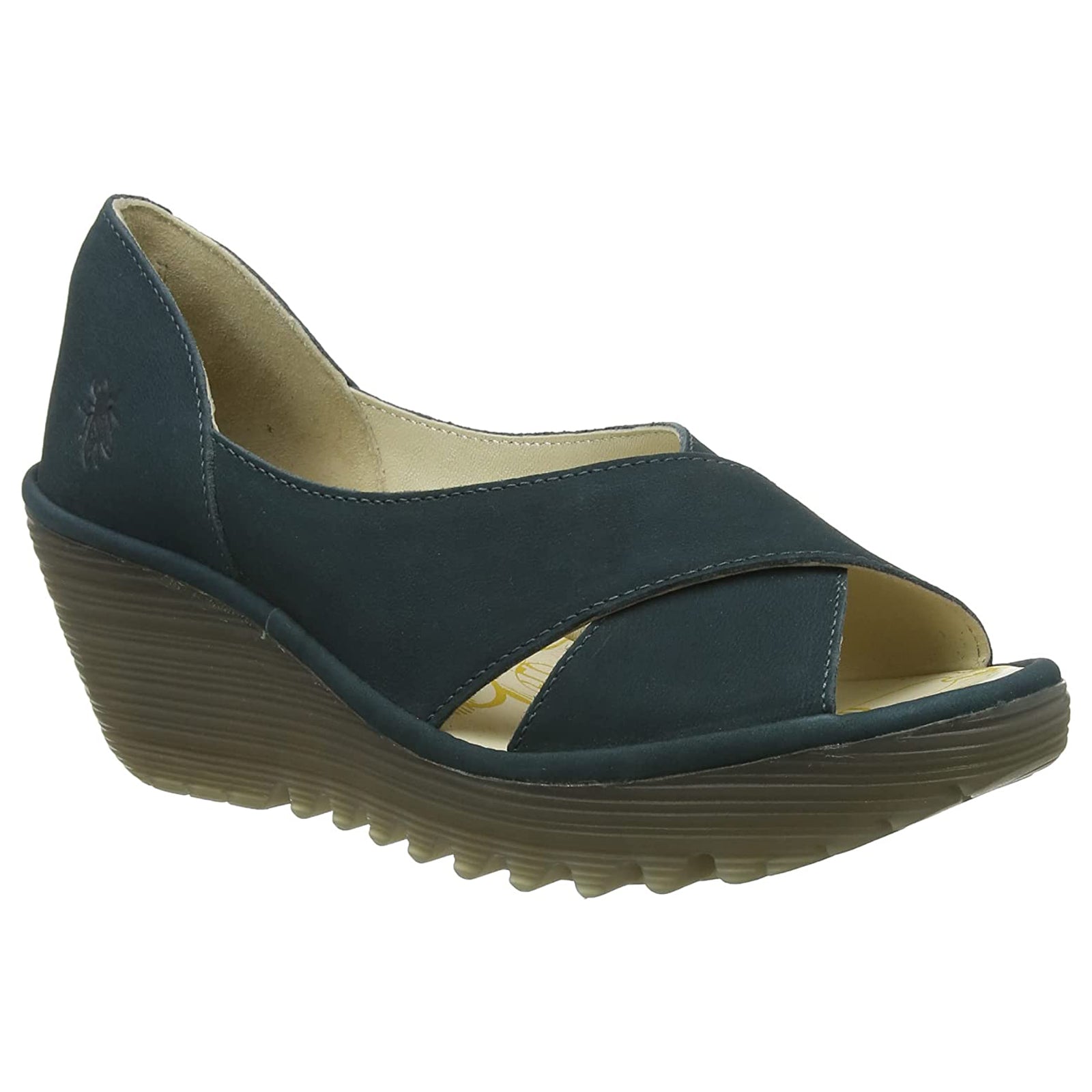 Fly London YOMA307FLY Cupido Mousse Leather Womens Sandals#color_teal