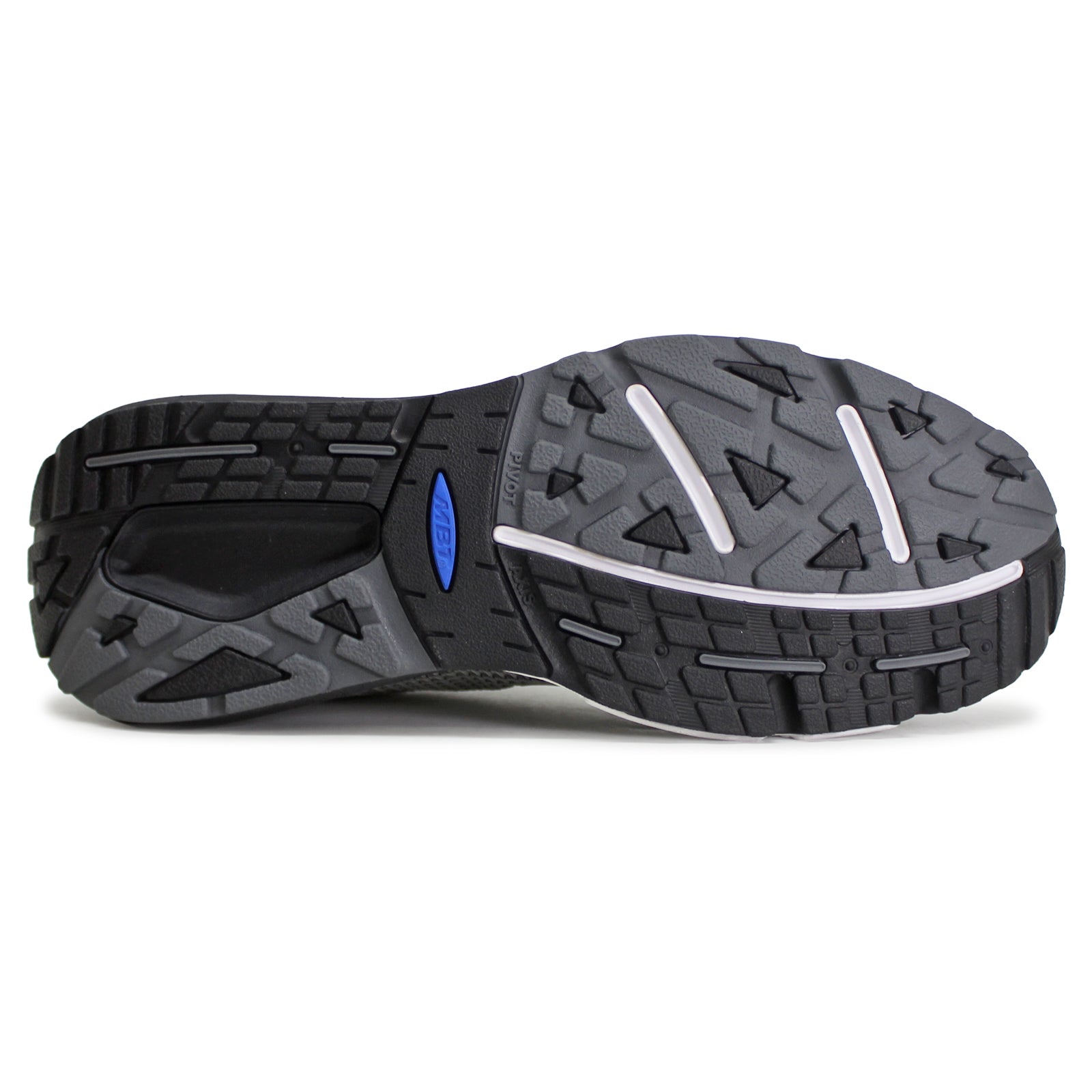 MBT Colorado X Synthetic Leather Mens Trainers#color_silver black