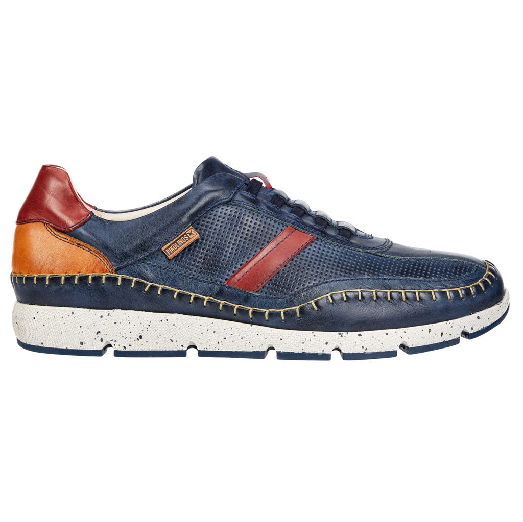 Pikolinos Fuencarral Leather Mens Sneakers#color_blue