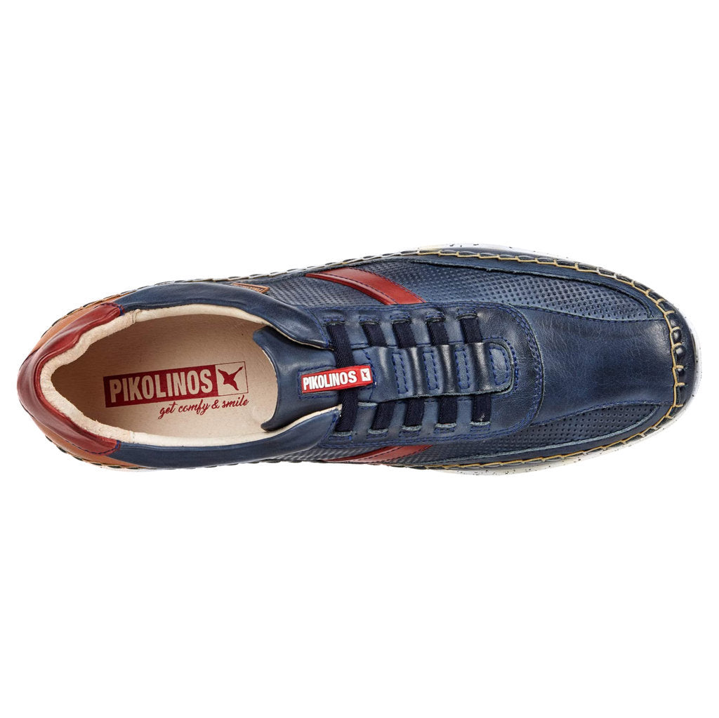 Pikolinos Fuencarral Leather Mens Sneakers#color_blue