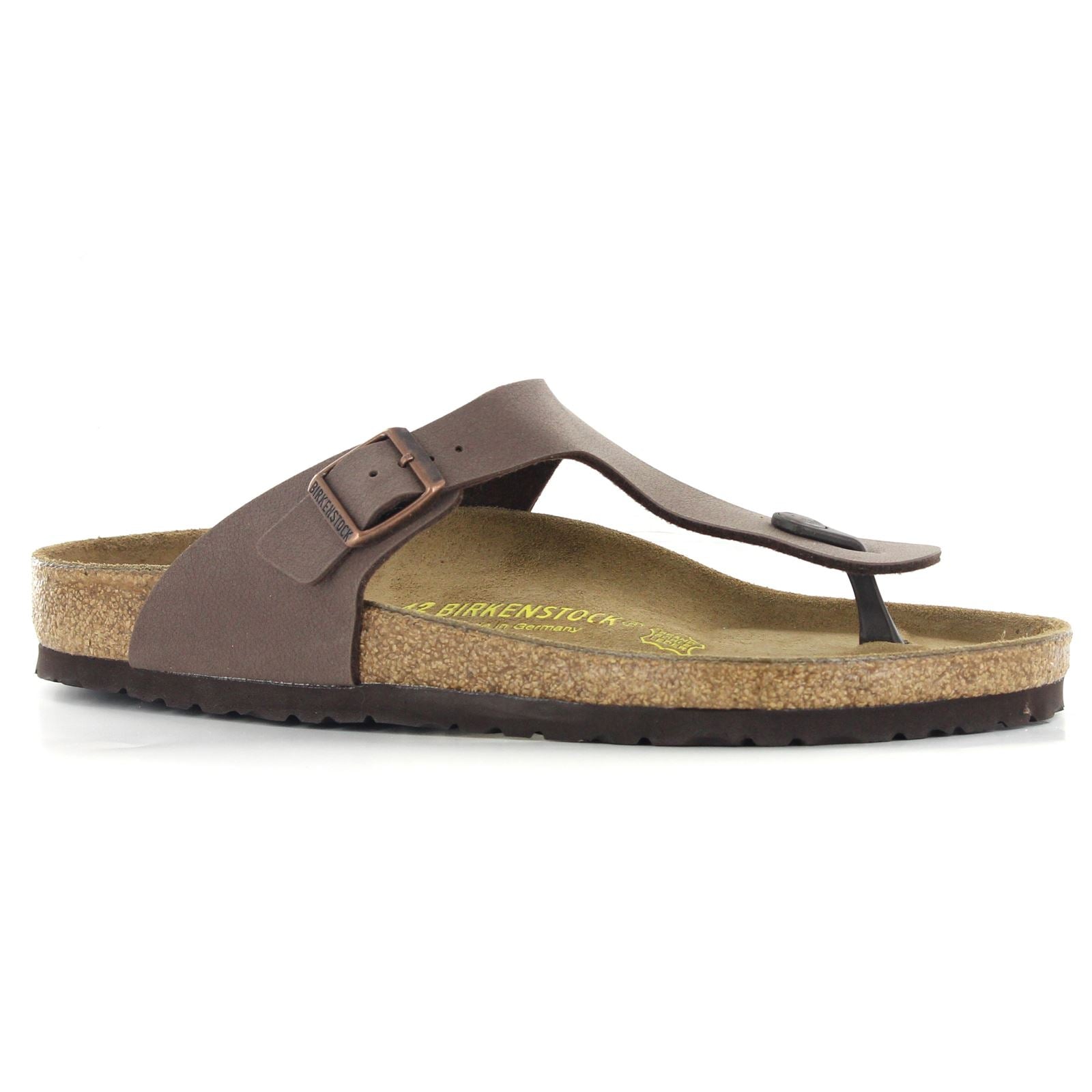 Birkenstock Gizeh BS 0043751 Birko-Flor Unisex Sandals - Mocca - 41#color_mocca