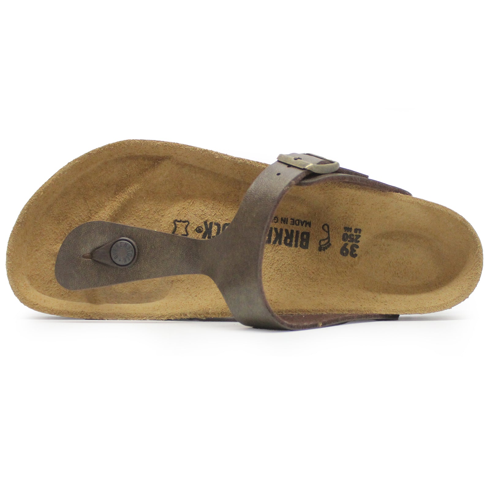 Birkenstock Gizeh BS Birko-Flor Unisex Sandals#color_golden brown