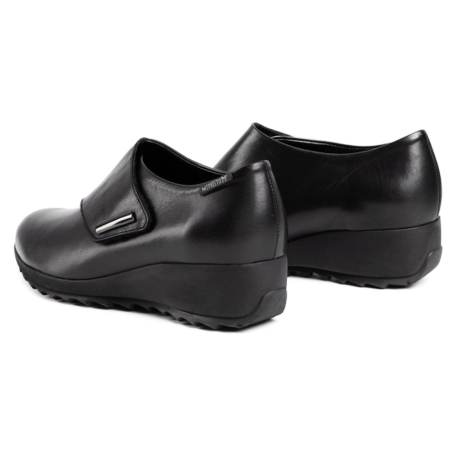 Mephisto Adilia 7800-BLK Leather Womens Shoes - Black - 38#color_black