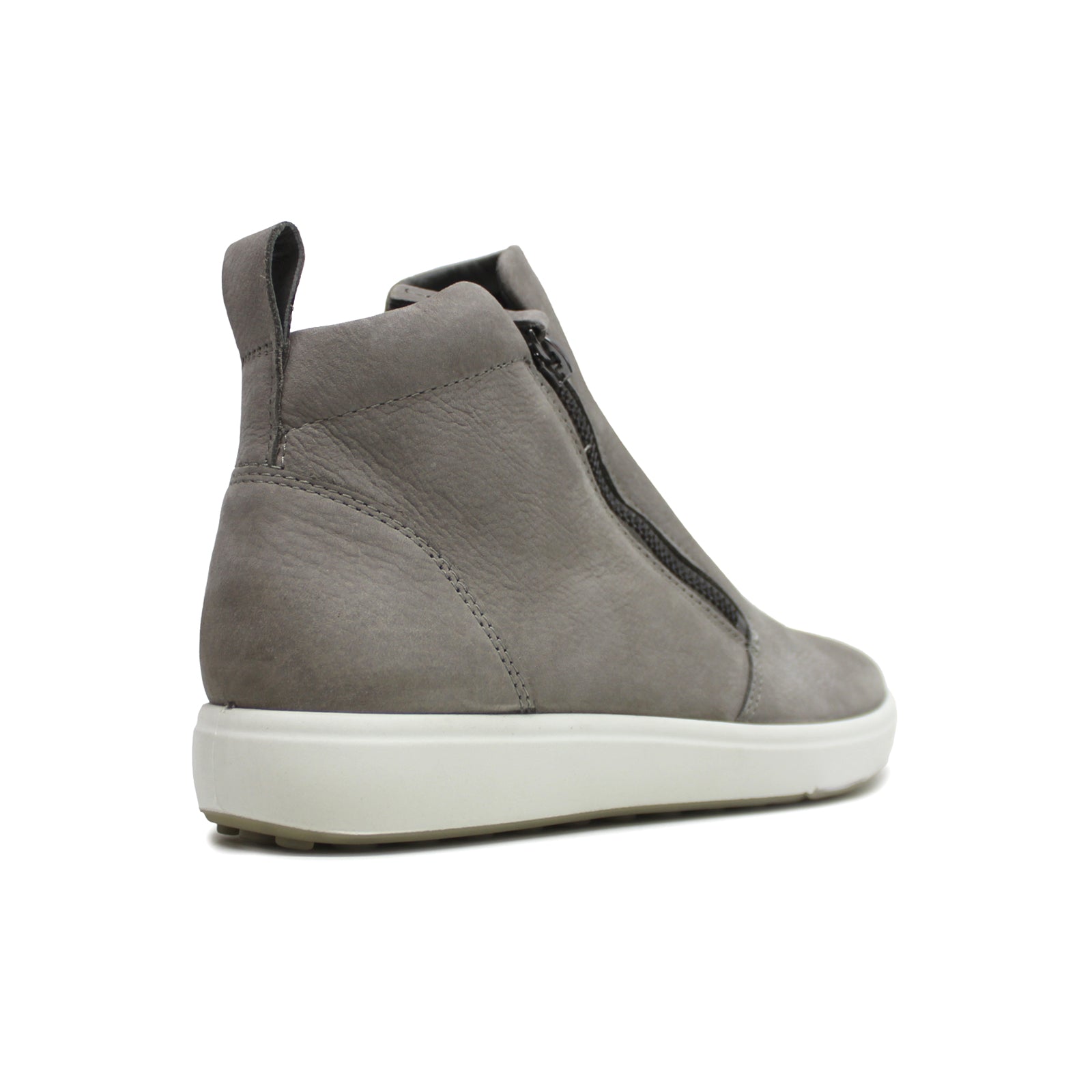 Ecco Soft 7 470313 Nubuck Womens Sneakers#color_warm grey