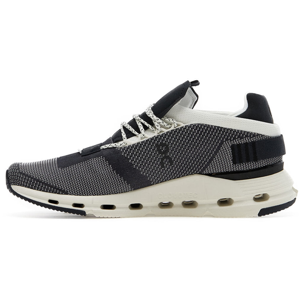 On Running Cloudnova Textile Men's Low-Top Sneakers#color_black white