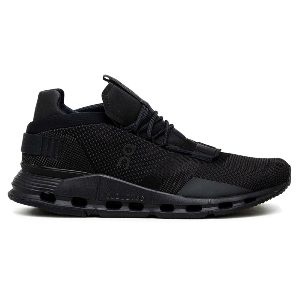 On Running Cloudnova Textile Men's Low-Top Sneakers#color_black eclipse