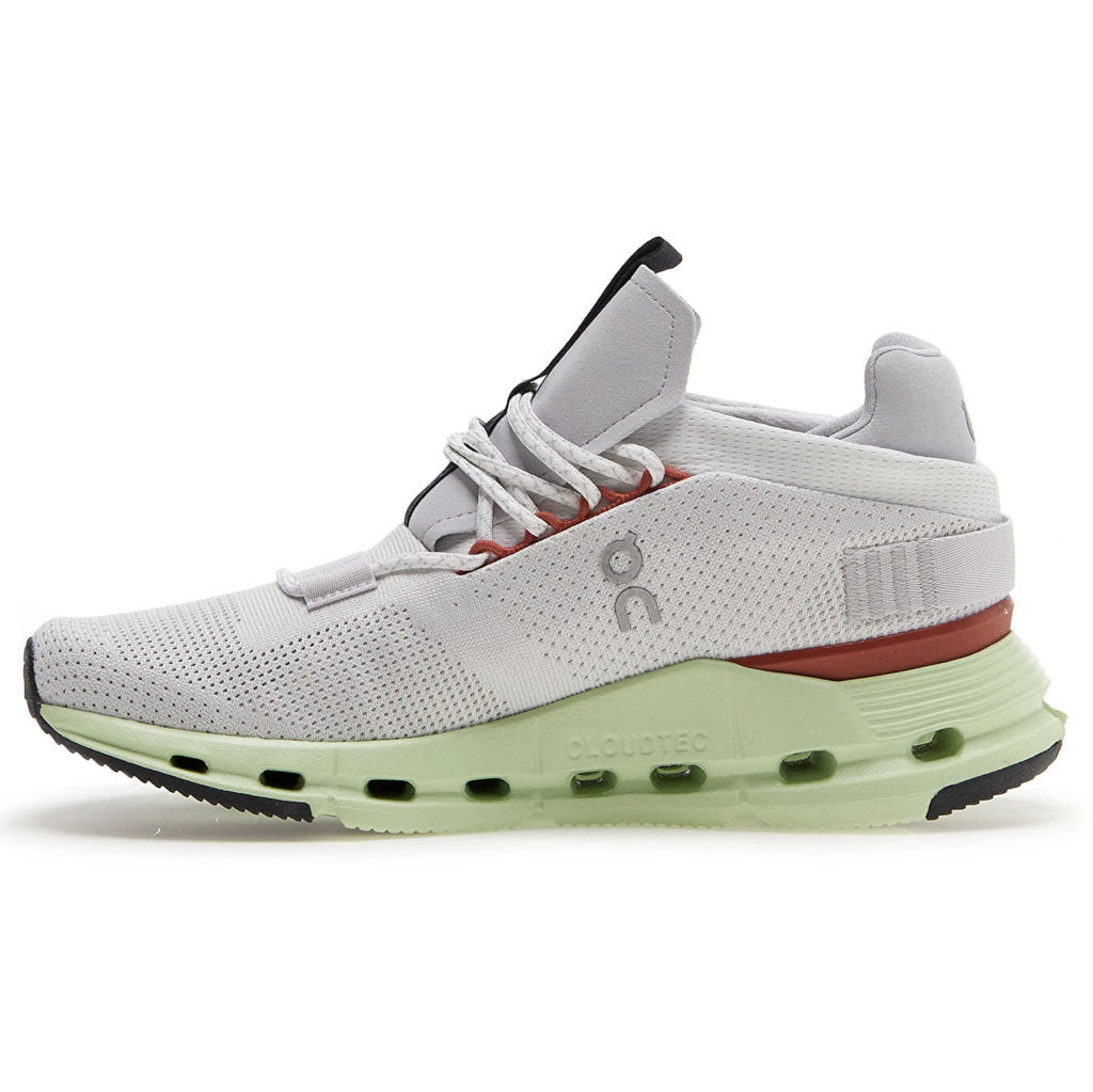 On Running Cloudnova Textile Men's Low-Top Sneakers#color_white limelight