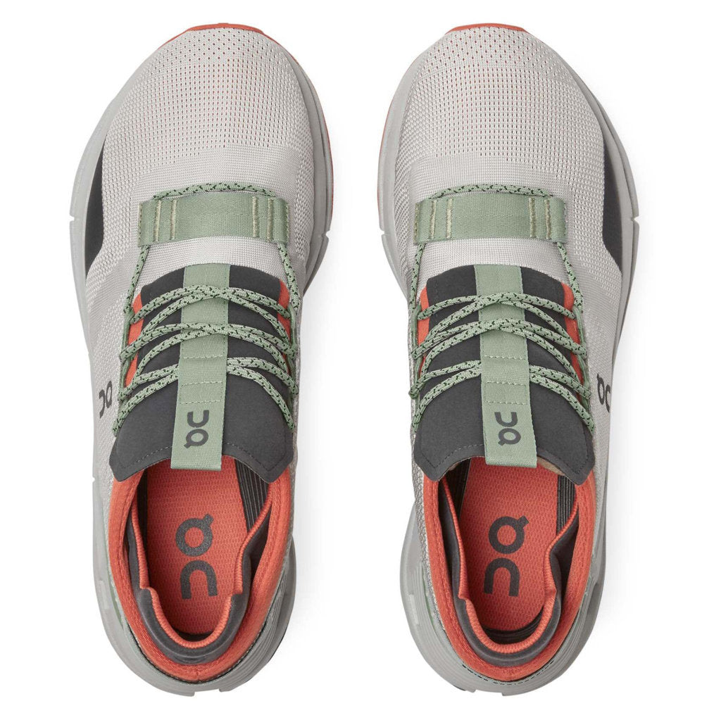 On Running Cloudnova Textile Men's Low-Top Sneakers#color_silver orange
