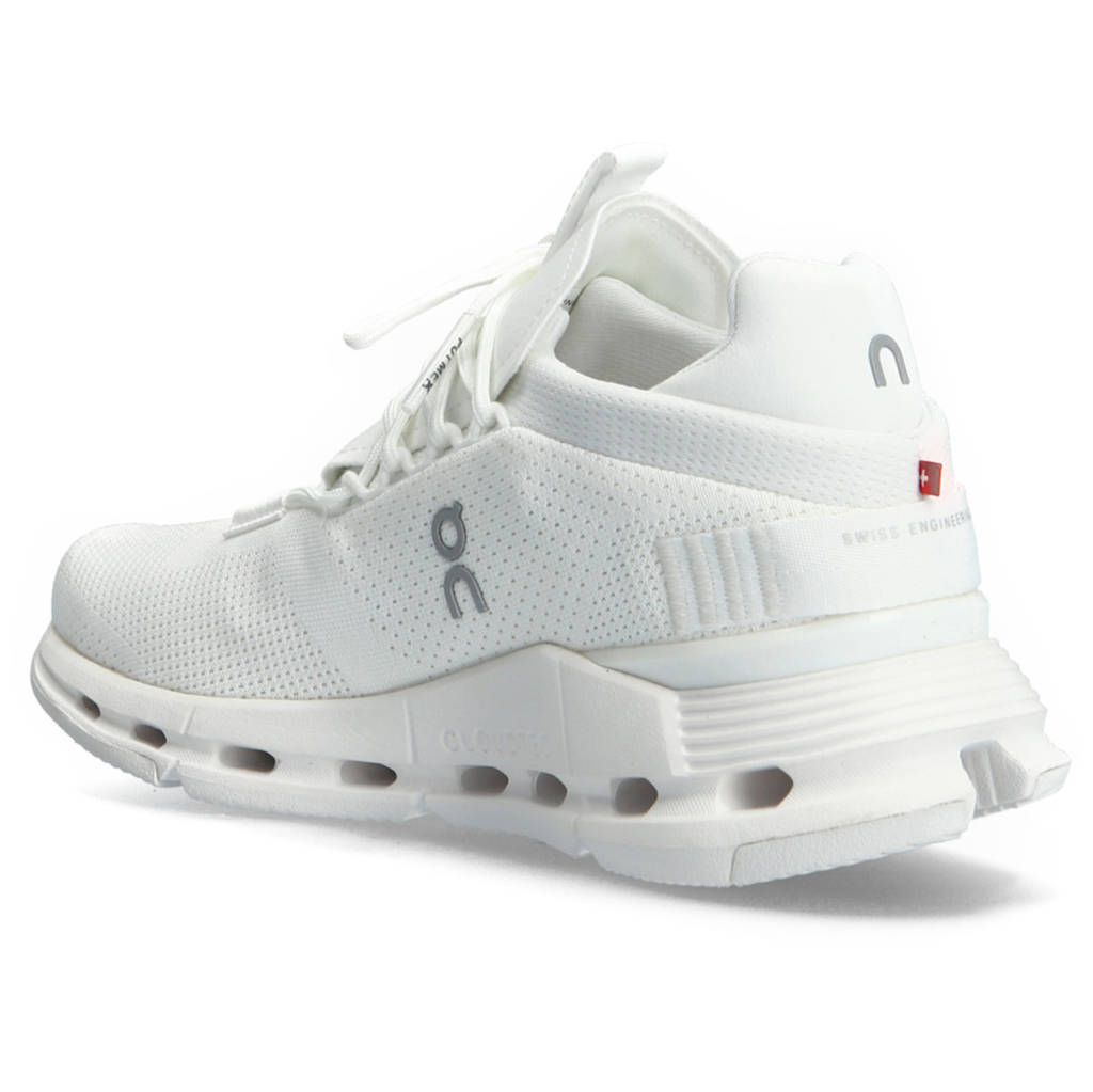 On Running Cloudnova Textile Synthetic Womens Sneakers#color_white