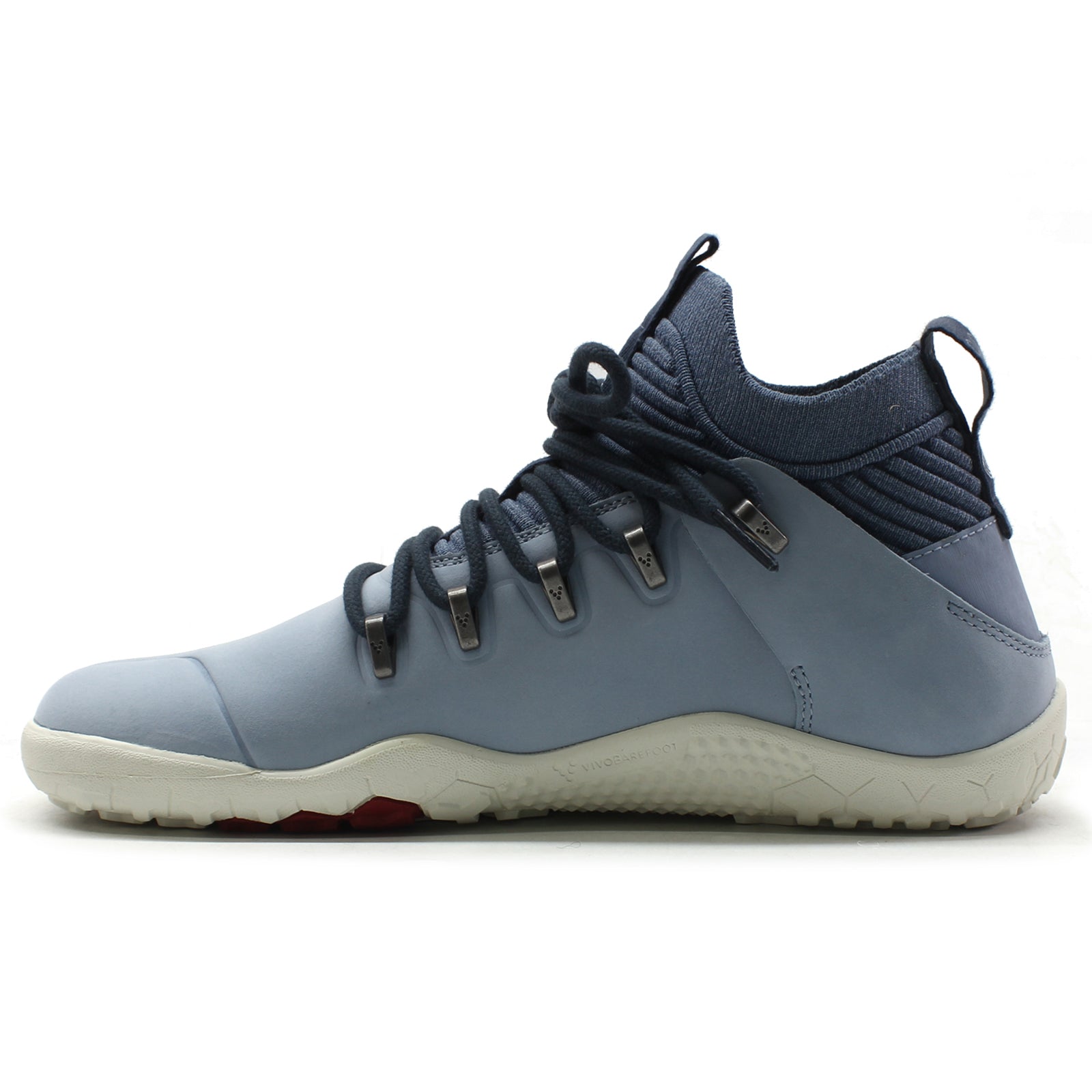 Vivobarefoot Magna FG Leather Textile Womens Trainers#color_haze blue