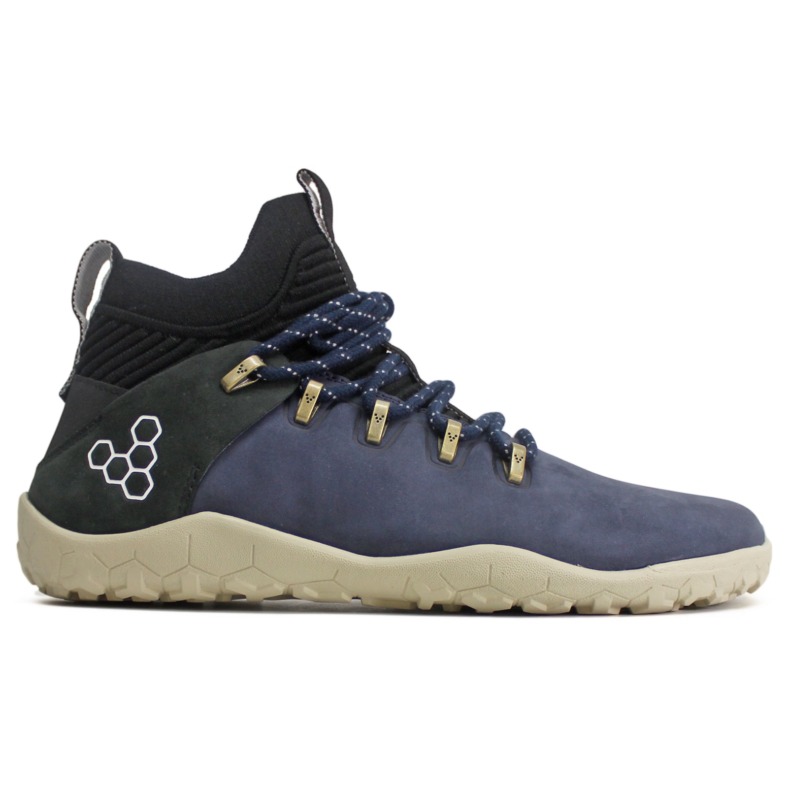 Vivobarefoot Magna FG 209080-05 Leather Textile Womens Trainers - Dress Blue - 40#color_dress blue