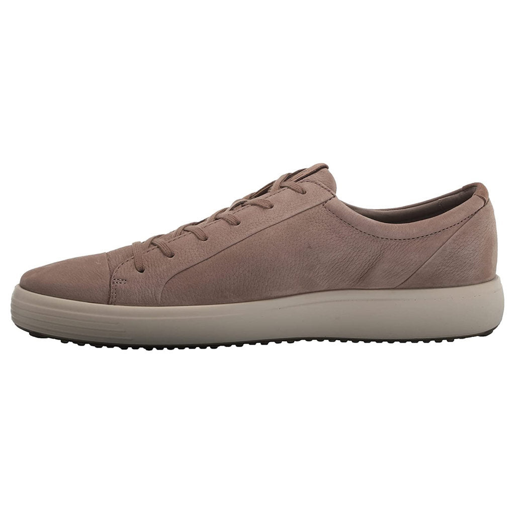 Ecco Soft 7 470364 Leather Mens Sneakers#color_taupe