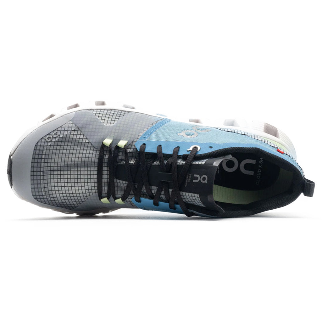 On Cloud X Shift Textile Women's Running Shoes#color_niagara white