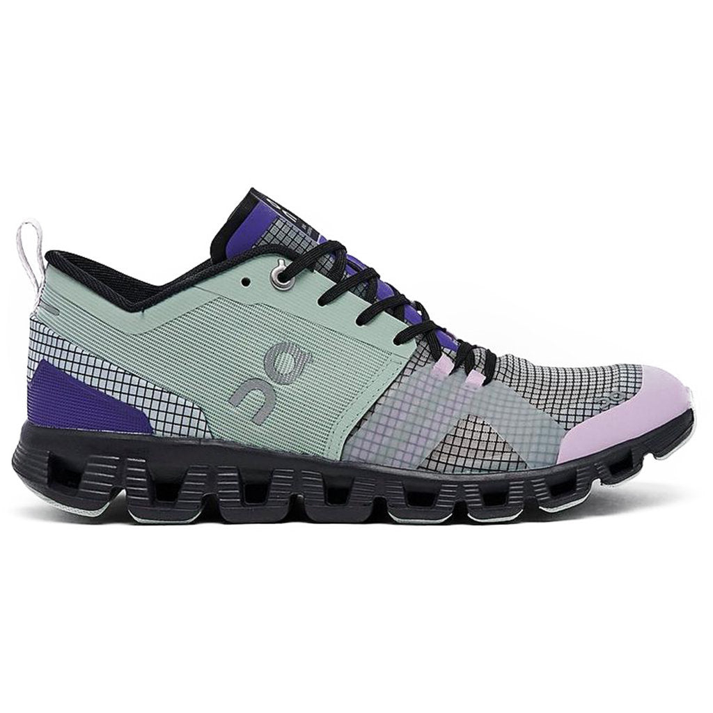 On Running Cloud X Shift Textile Synthetic Womens Sneakers#color_surf vapor